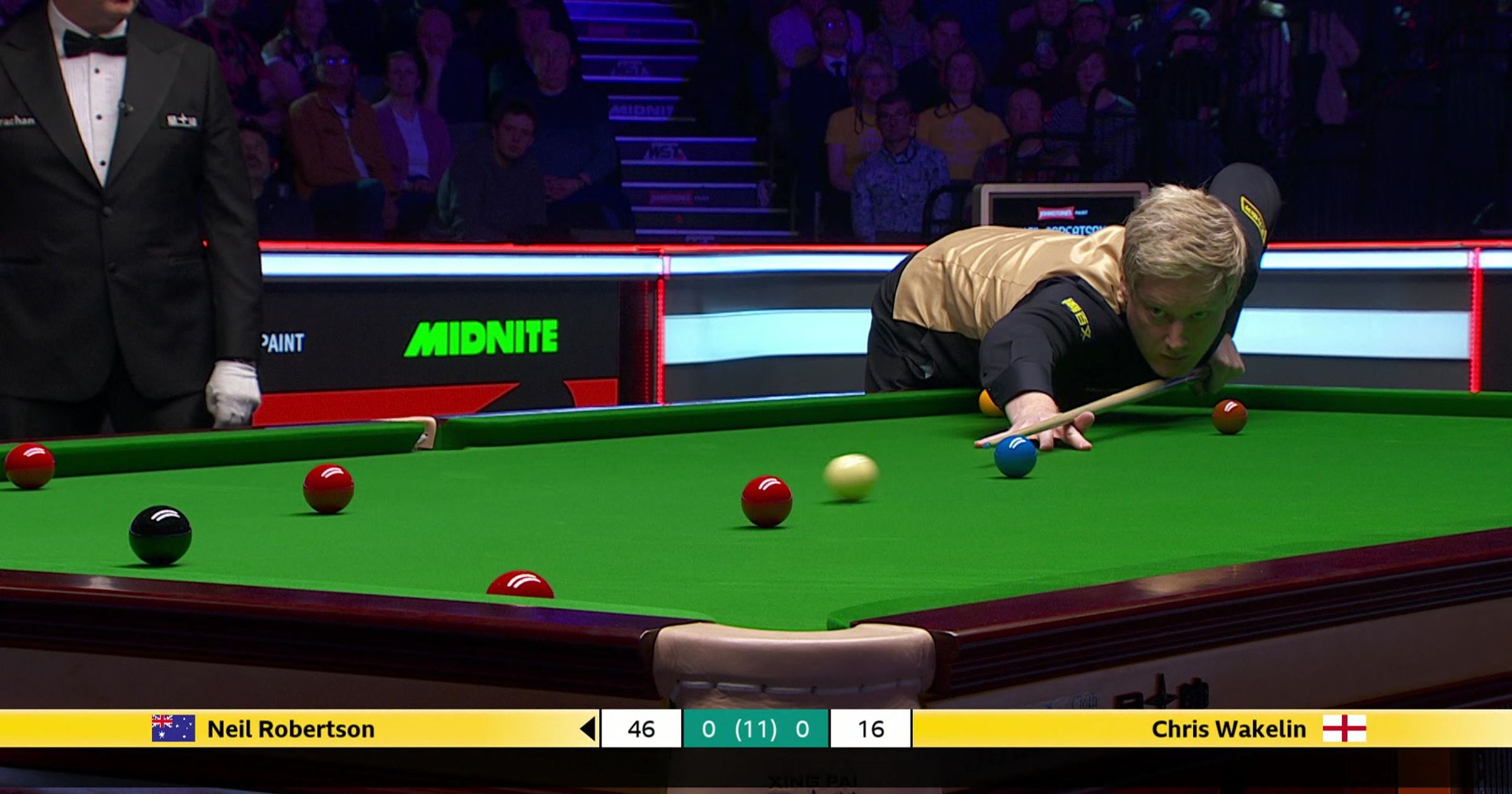 Image for Robertson avoiding foul against Wakelin