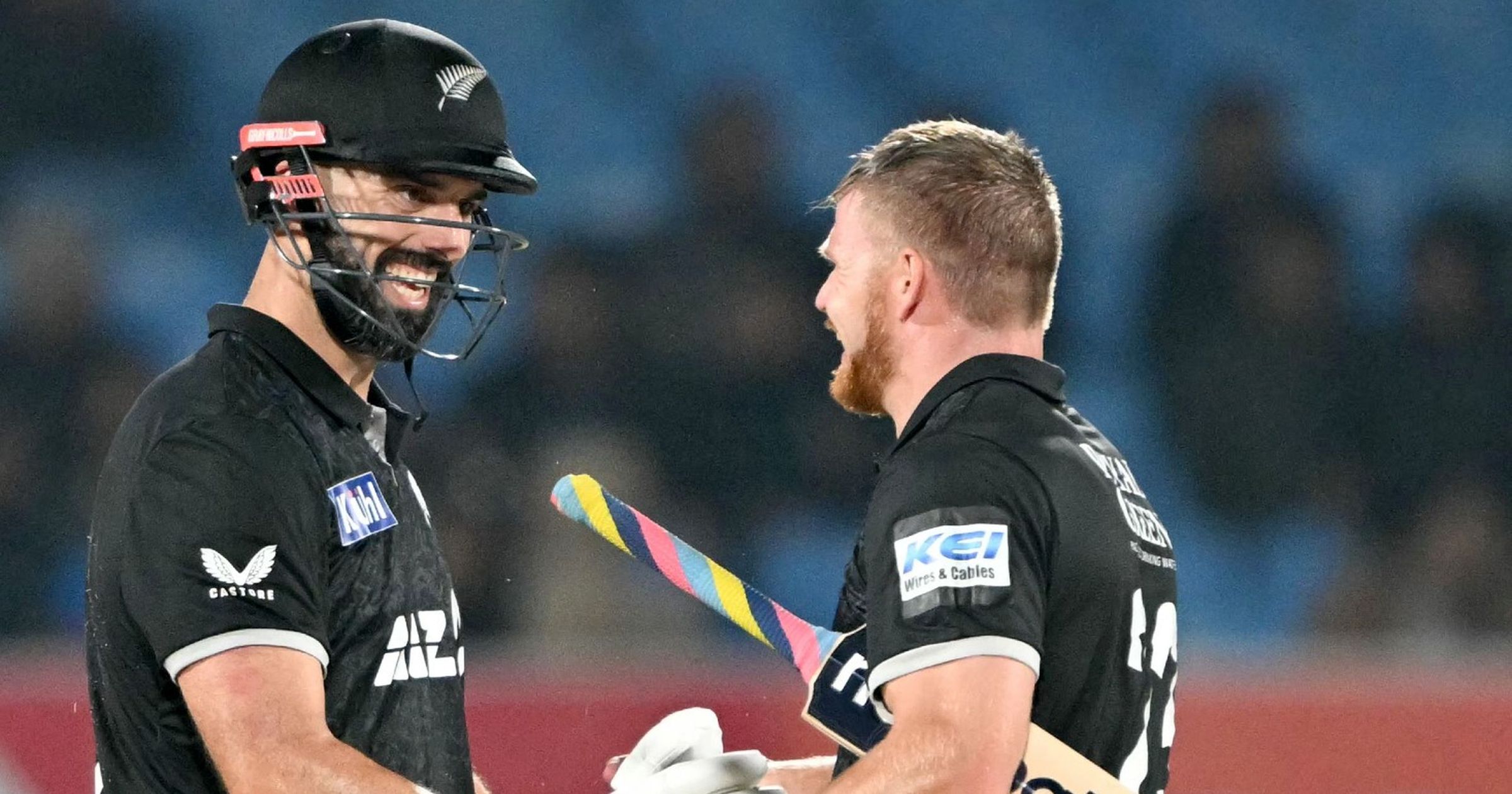 Mitchell hits ‘extraordinary’ boundary as New Zealand level up ODI series with India