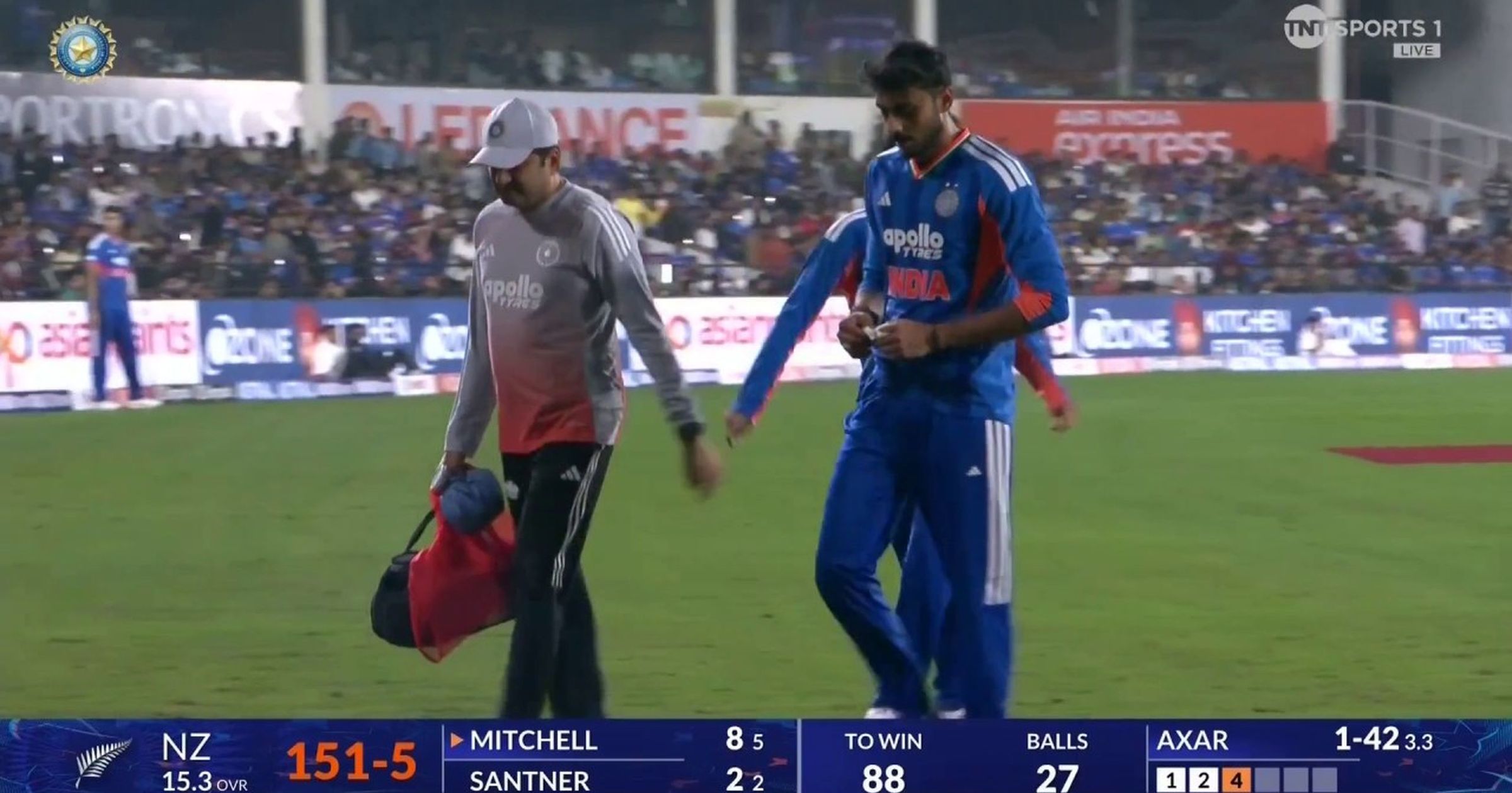 India’s ‘trump card’ Axar Patel leaves field with bowling-hand injury ...