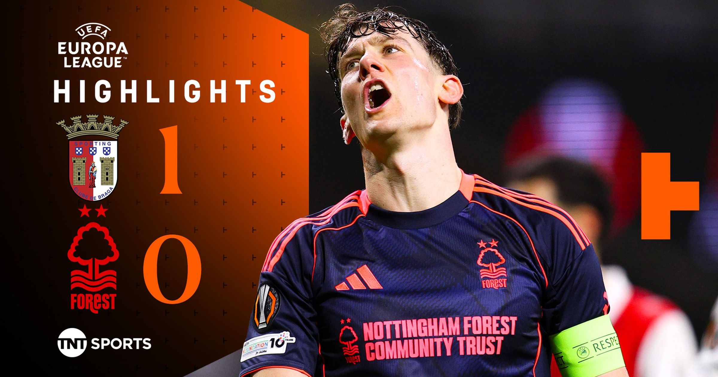 Highlights: Forest suffer shock loss in Portugal after Yates own goal, Anderson red