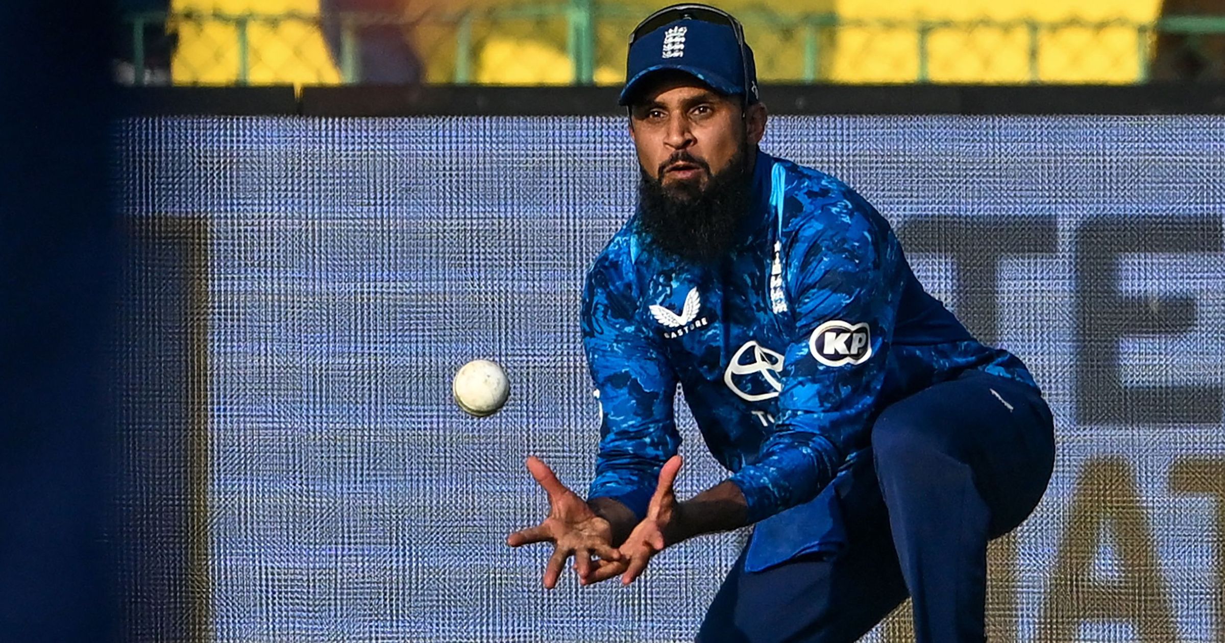 Adil Rashid pouches Janith Liyanage off Jamie Overton in Sri Lanka ...