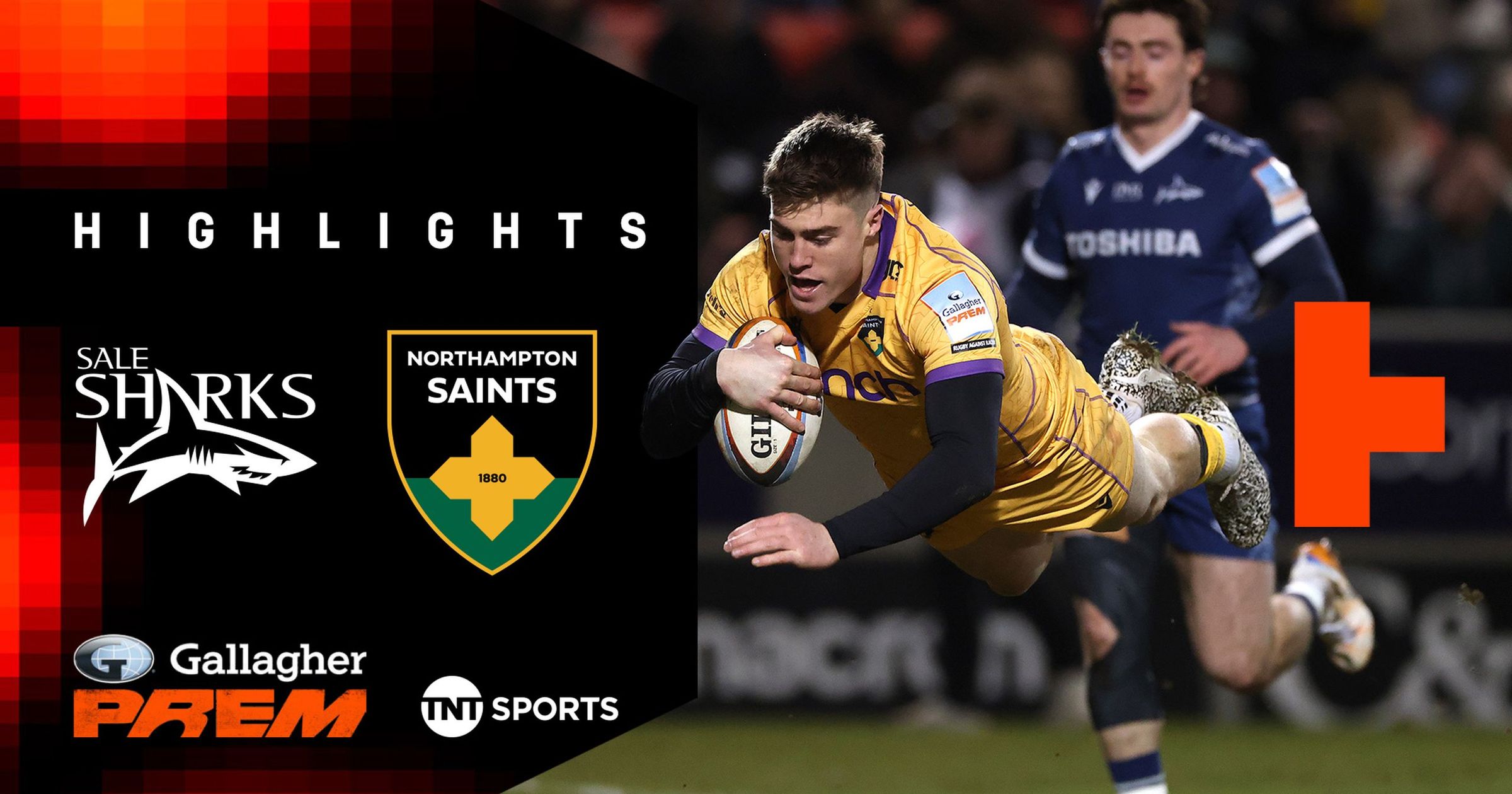 Highlights: Henry Pollock scores as Northampton Saints edge defiant ...