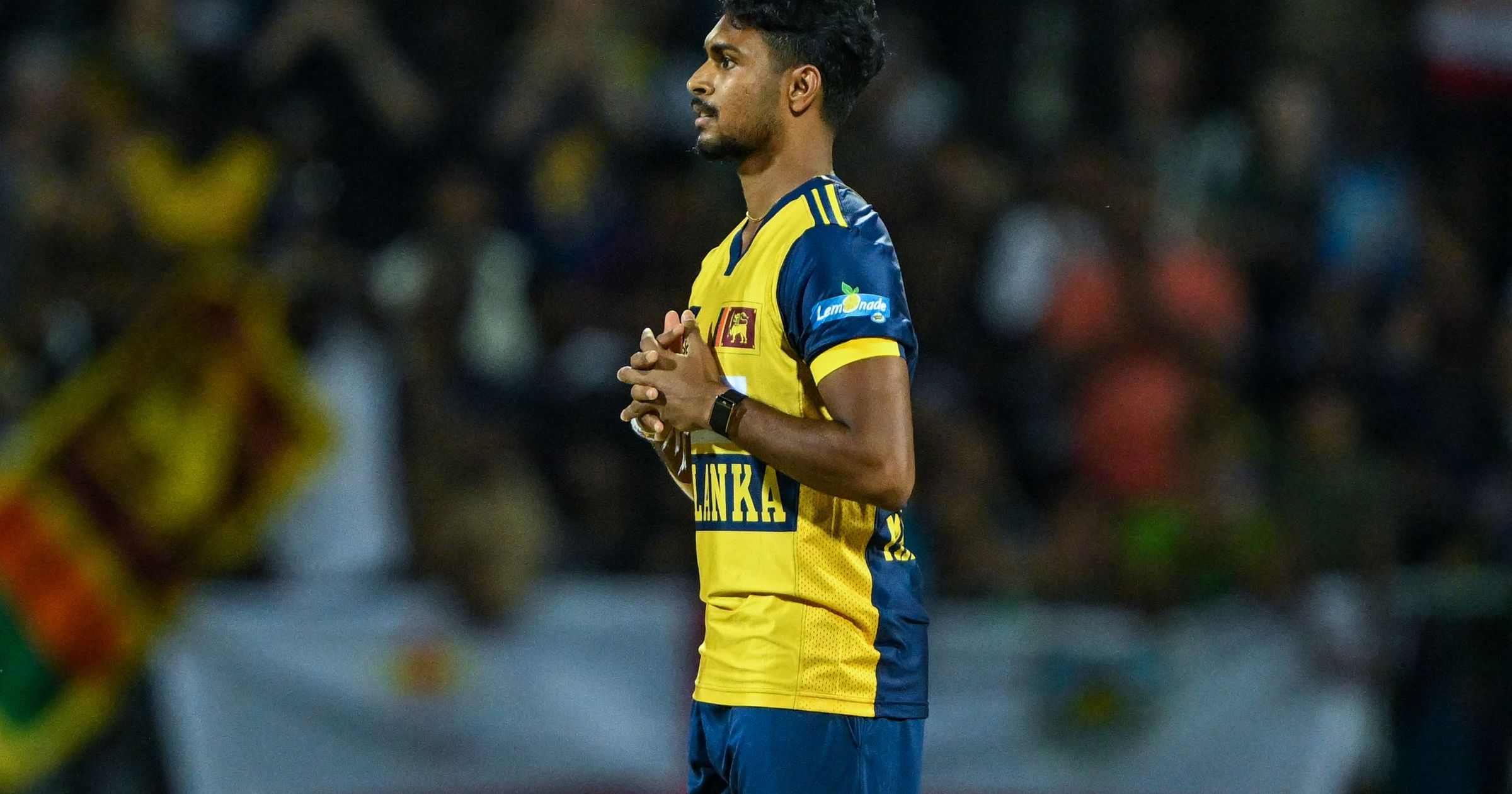 England two down early as Bethell falls to Pathirana