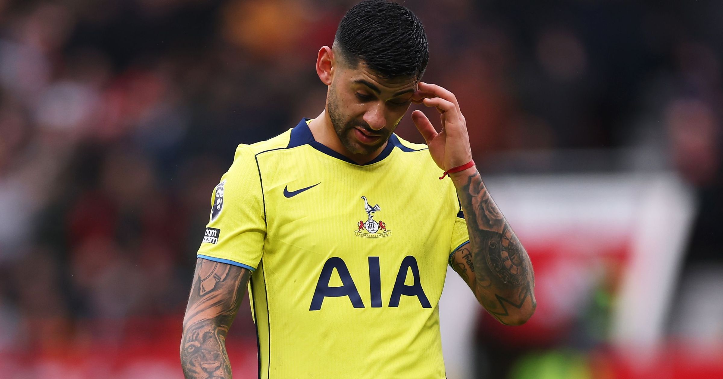 Image related to Cristian Romero red card