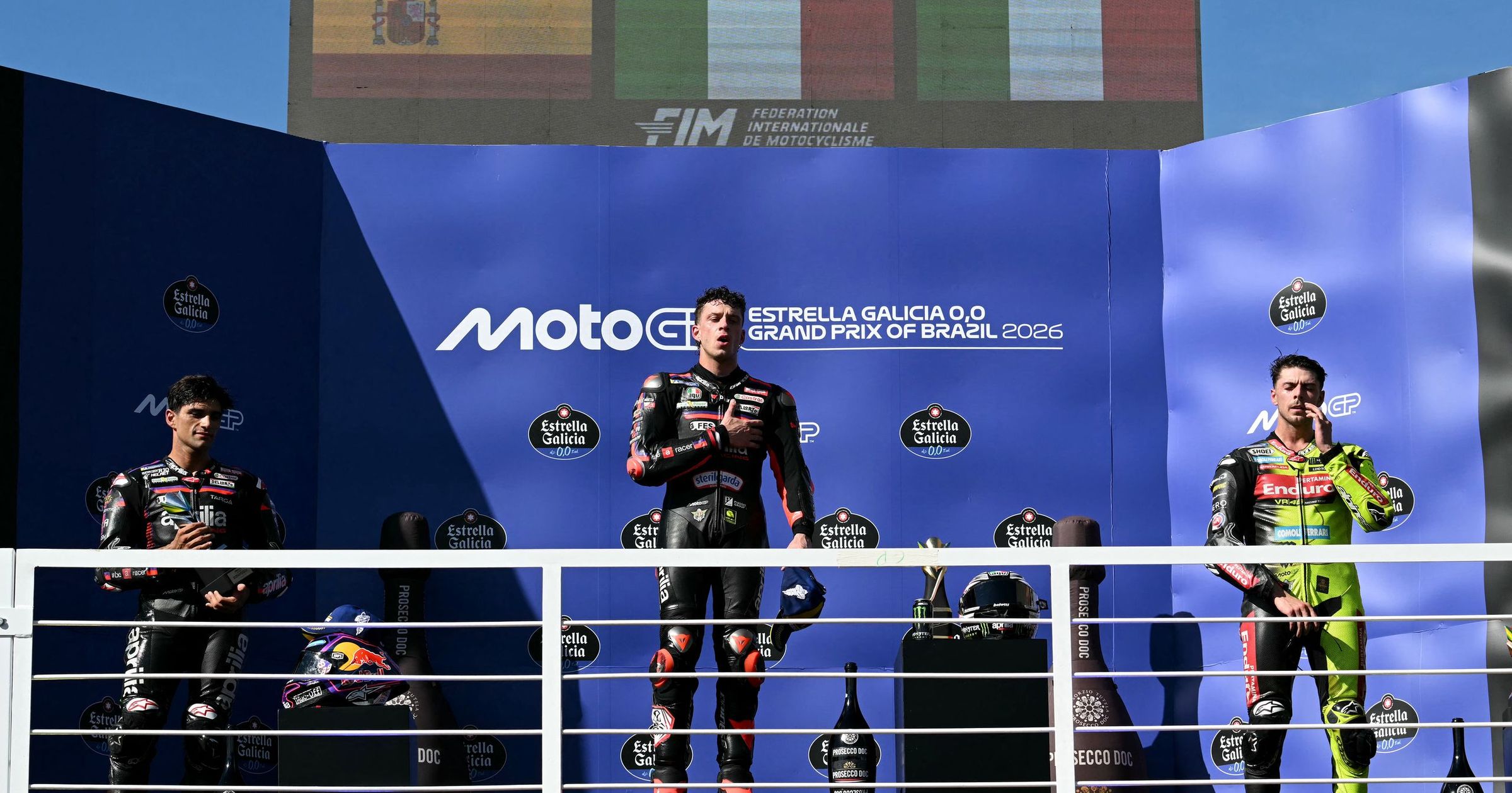 'They support me like Hell' - Bezzecchi pays tribute to Aprilia after Grand Prix of Brazil triumph
