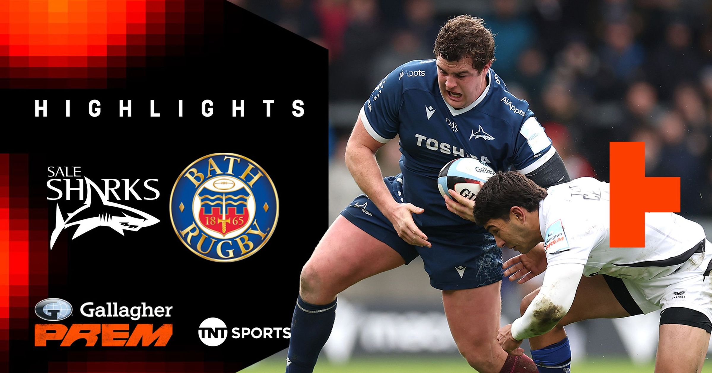 Gallagher PREM Rugby Highlights: Bath overcome spirited Sale Sharks ...