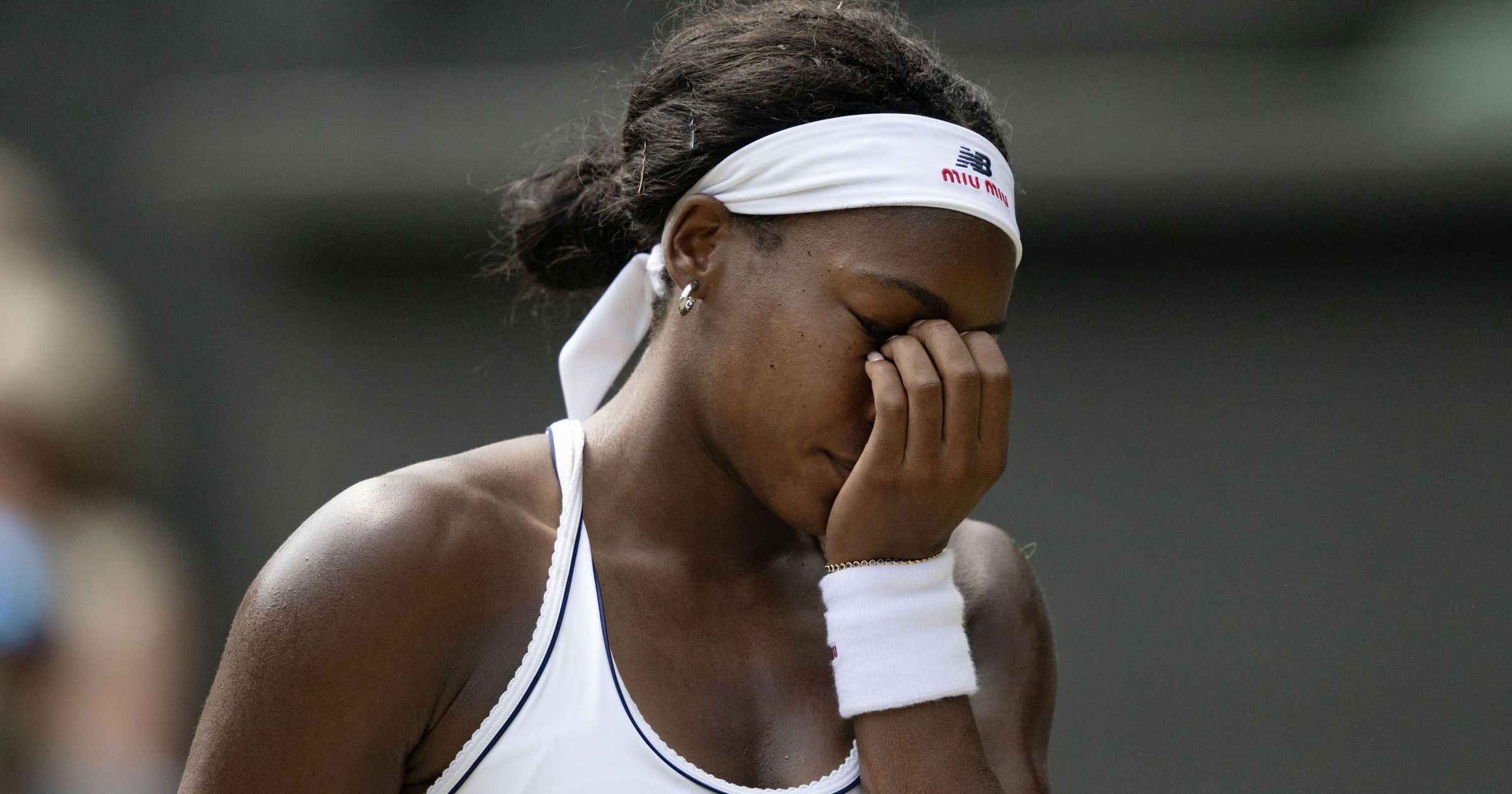 Gauff admits to panic after squandering match point - but cites Federer as inspiration