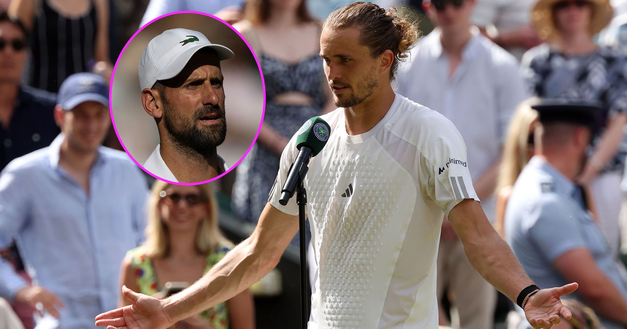 Zverev makes Djokovic quip after dashing Fery dreams in Wimbledon semi-finals