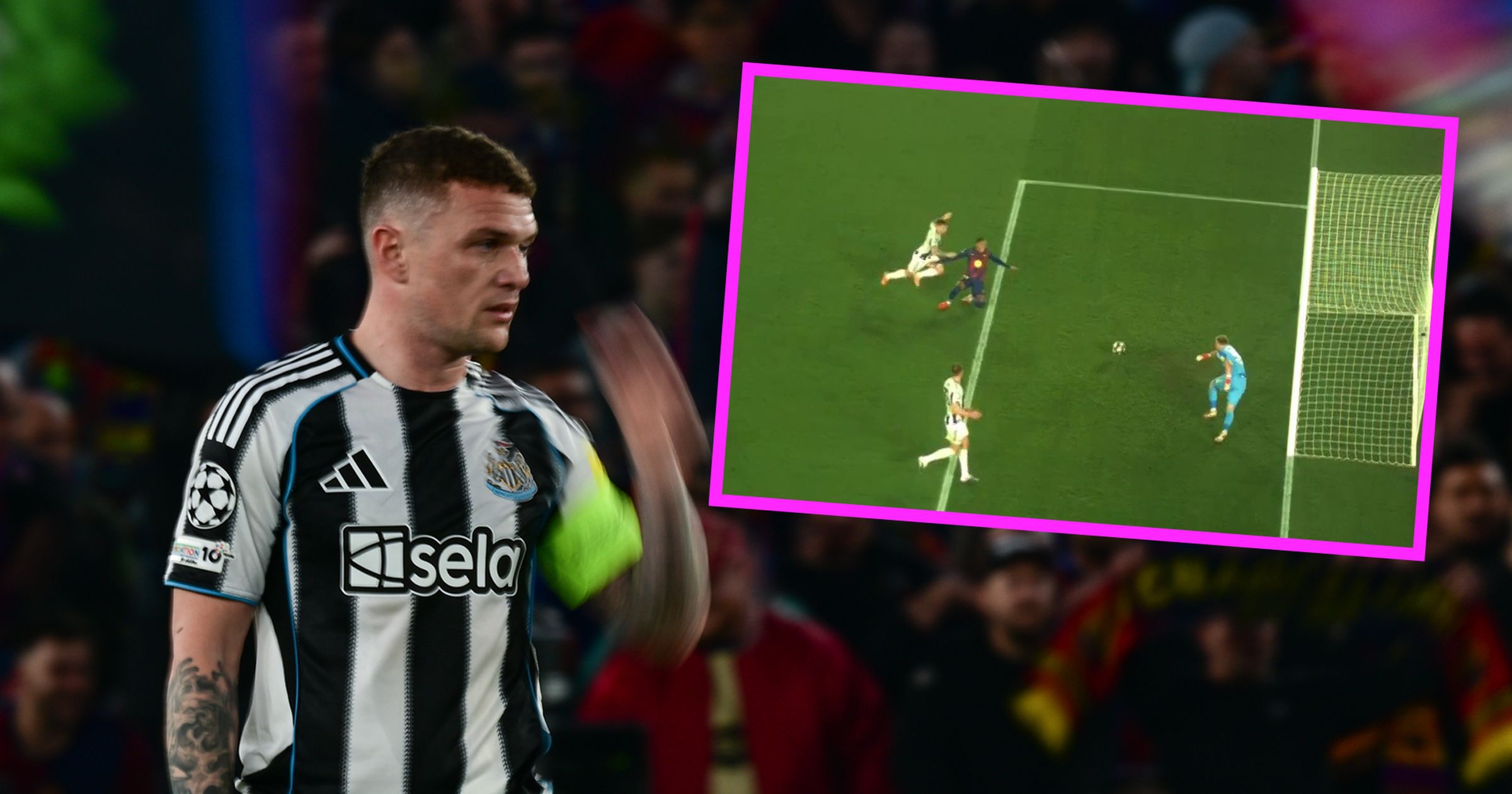 UEFA Champions League: Should Kieran Trippier have been sent off for Newcastle United against Barcelona?