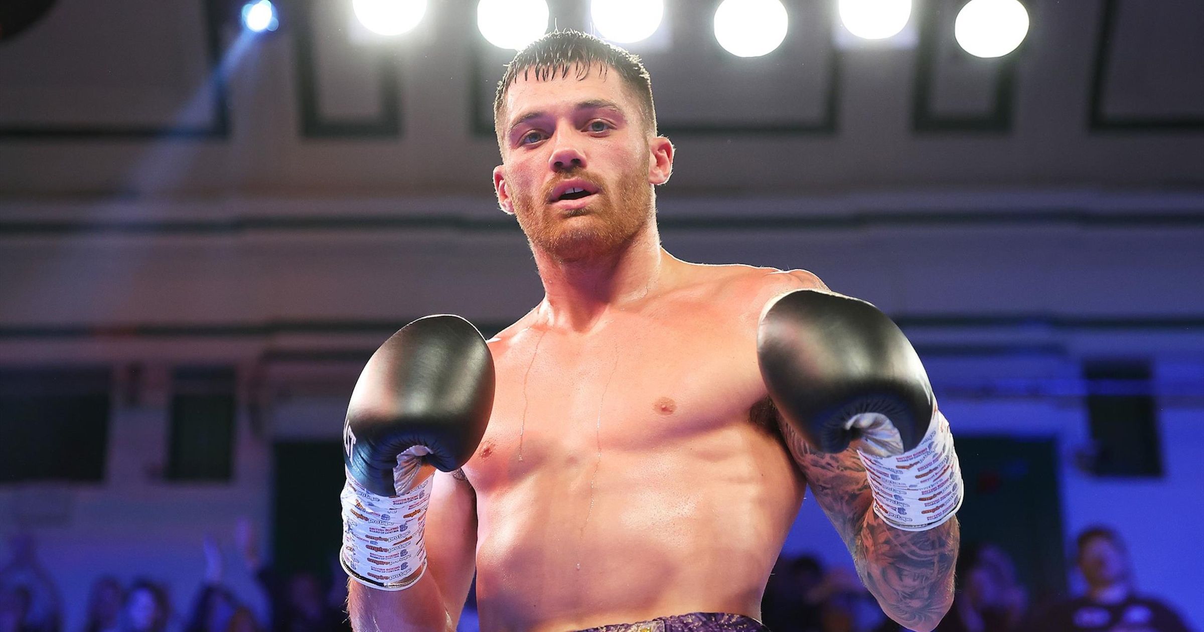 The main event is on! Sam Gilley and Jack McGann weigh in and faceoff