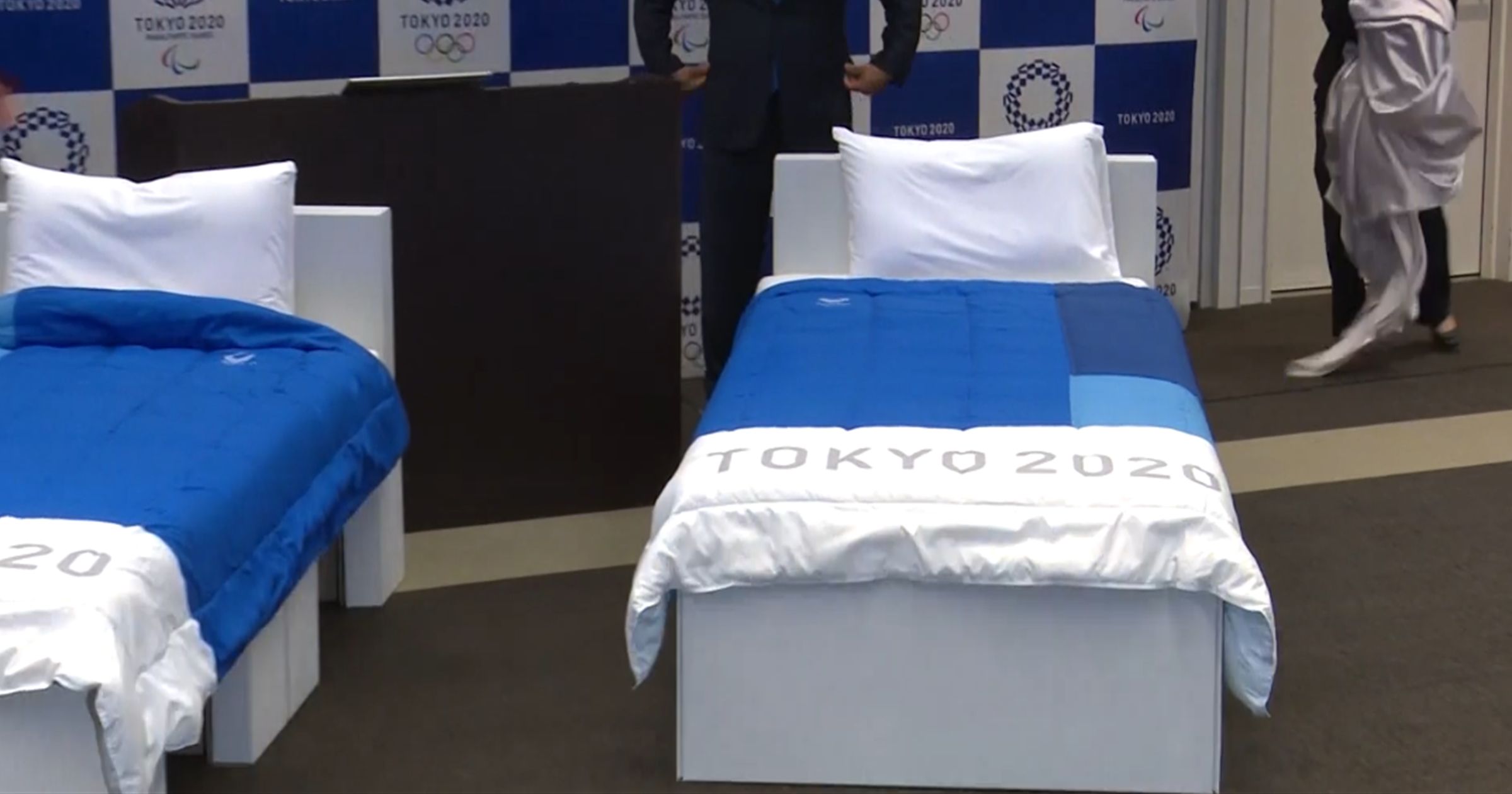Tokyo 2020 Olympics Athletes' beds to be made from cardboard as part