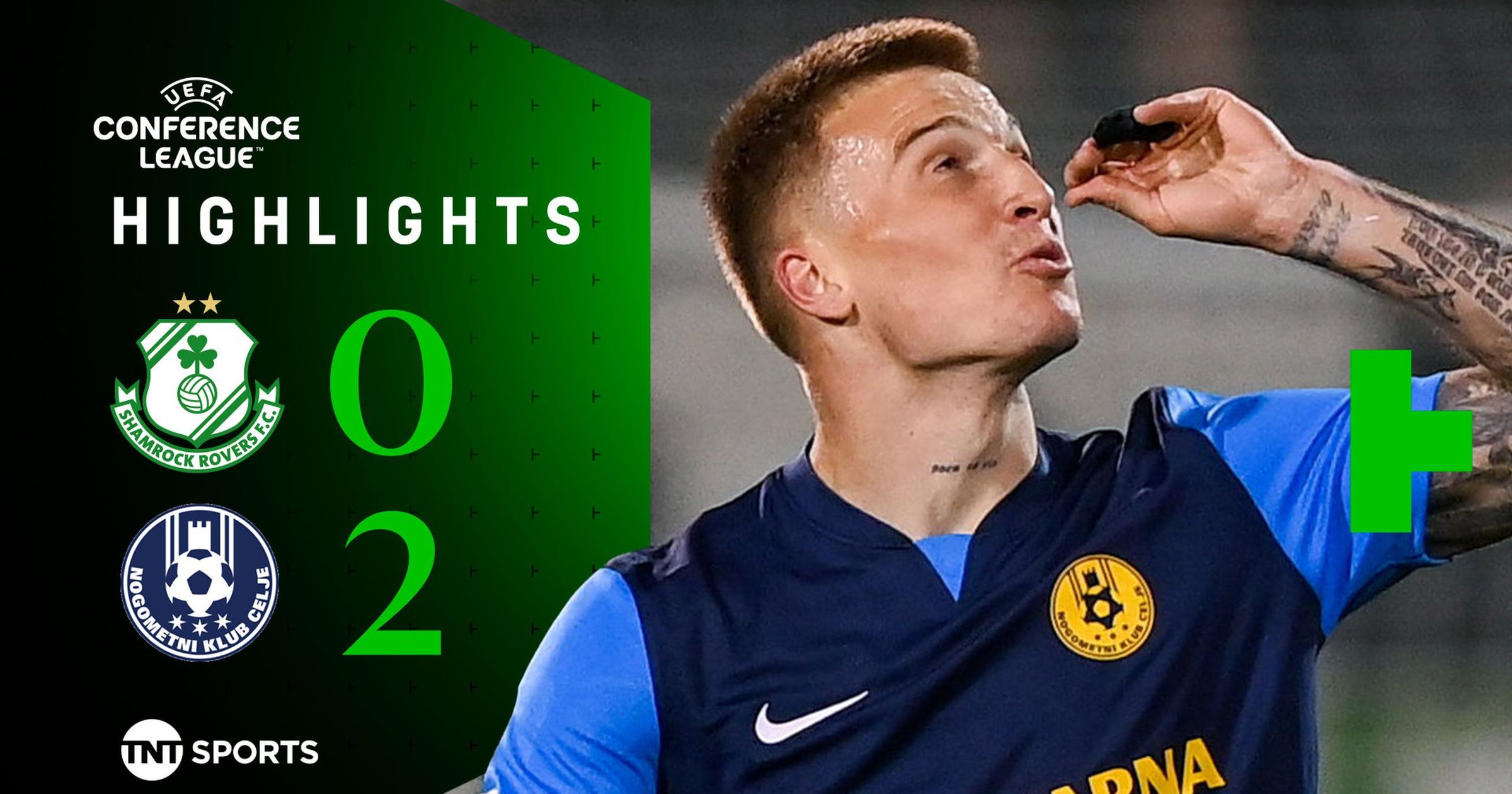 Highlights: Shamrock Rovers suffer defeat to Slovenian side Celje