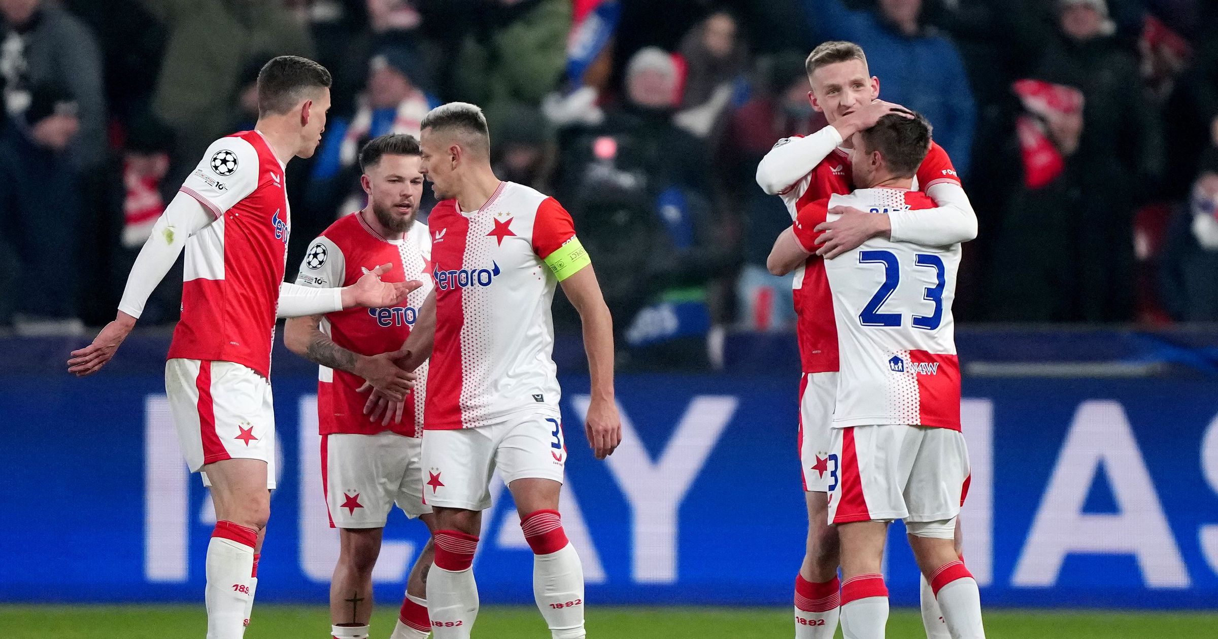 Lewandowski own goal hands Slavia Prague equaliser against Barca