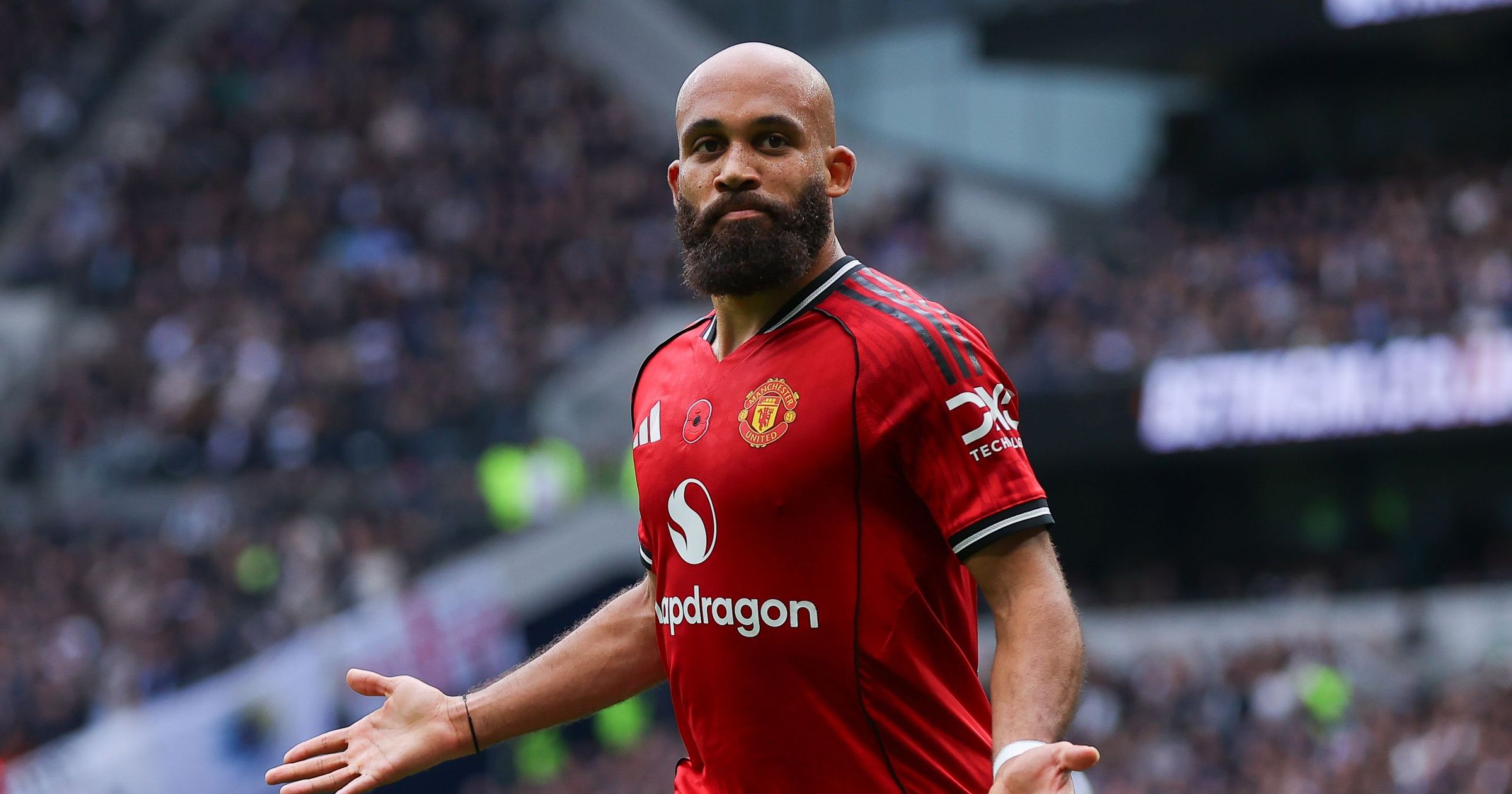 Bryan Mbeumo heads Manchester United into the lead against Tottenham ...