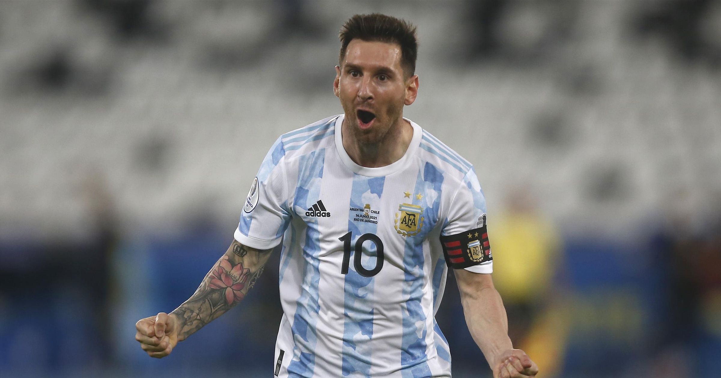 Copa America - Lionel Messi scores stunning free-kick as Argentina draw with Chile in their opener - TNT Sports