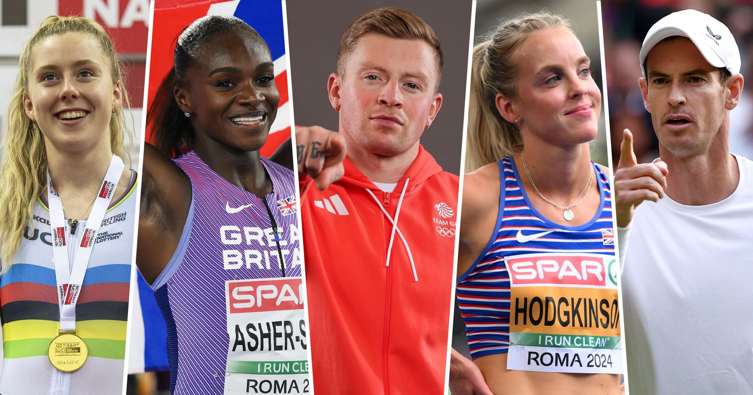 Dina Asher-Smith, Keely Hodgkinson and Andy Murray – The 14 stars who ...