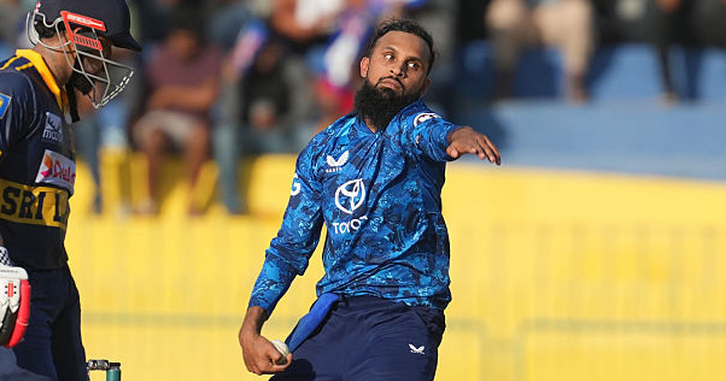 Watch as Rashid breaks Sri Lanka stand with caught-and-bowled wicket
