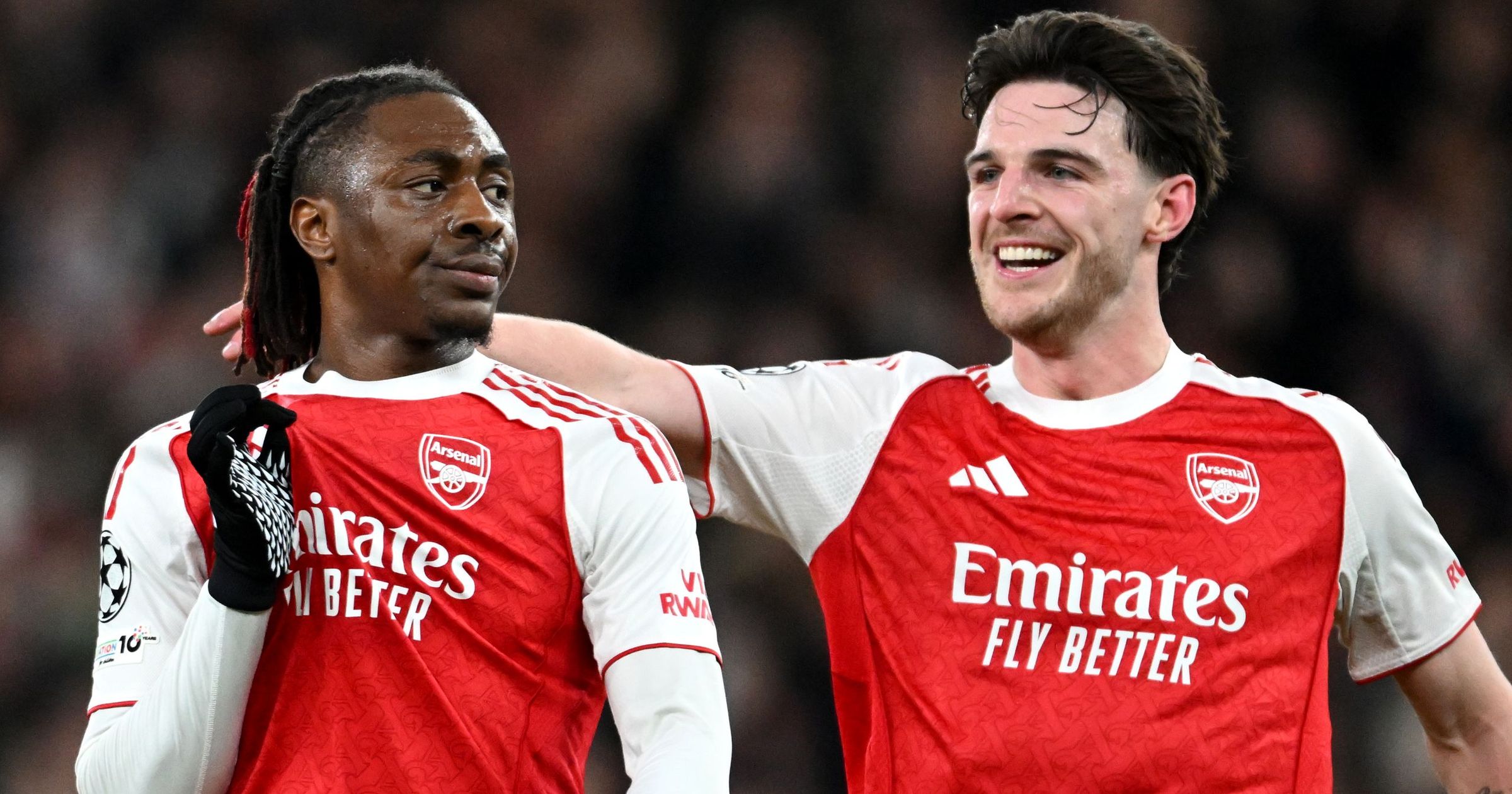 Declan Rice lauds 'frightening' Eberechi Eze after first UEFA Champions ...