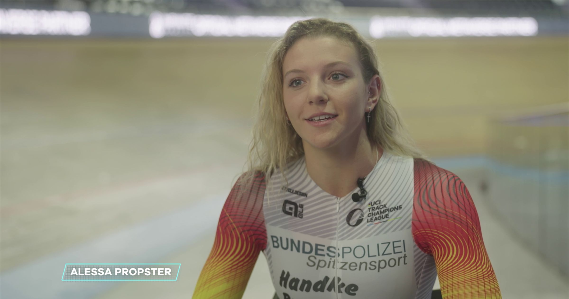 Getting to know German cyclist Alessa-Catriona Propster - Cycling - Track video - TNT Sports
