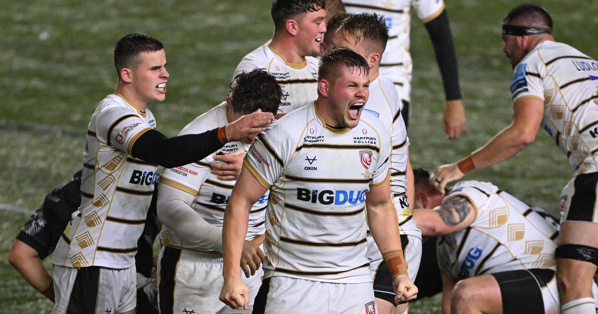 Gloucester fend off Newcastle fightback to go top of Gallagher ...