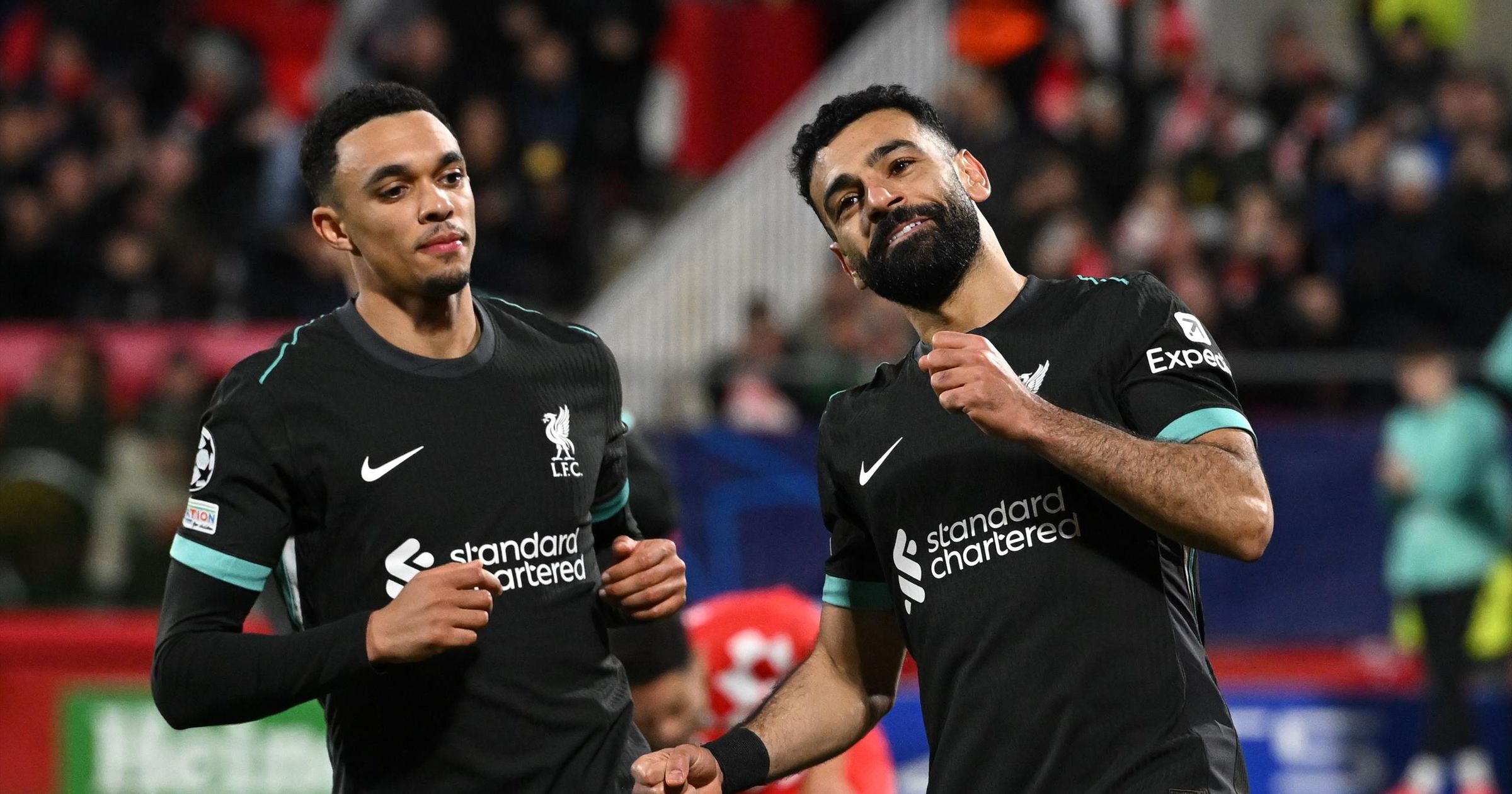 Girona 01 Liverpool Mohamed Salah penalty maintains Reds' 100 UEFA