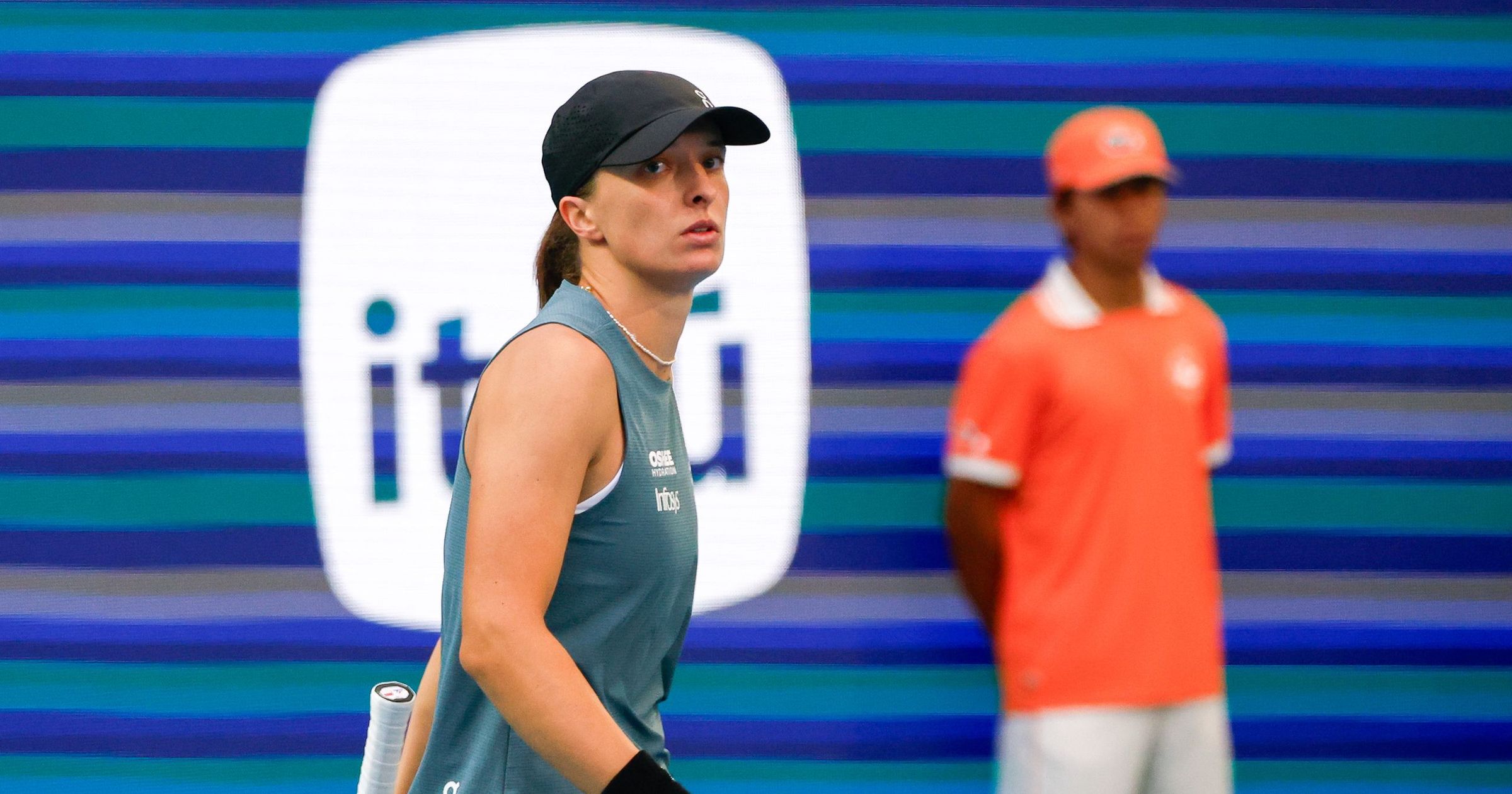 ‘Confused' Swiatek loses in opening match at WTA Tour event for first time in 74 tournaments