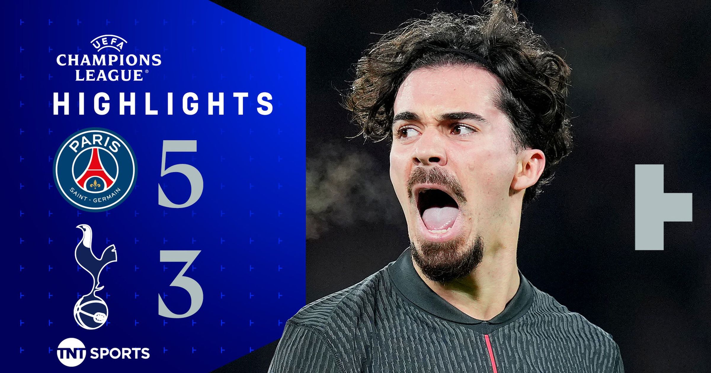 Highlights: Vitinha stars with hat-trick as PSG overcome Spurs in eight-goal epic - TNT Sports