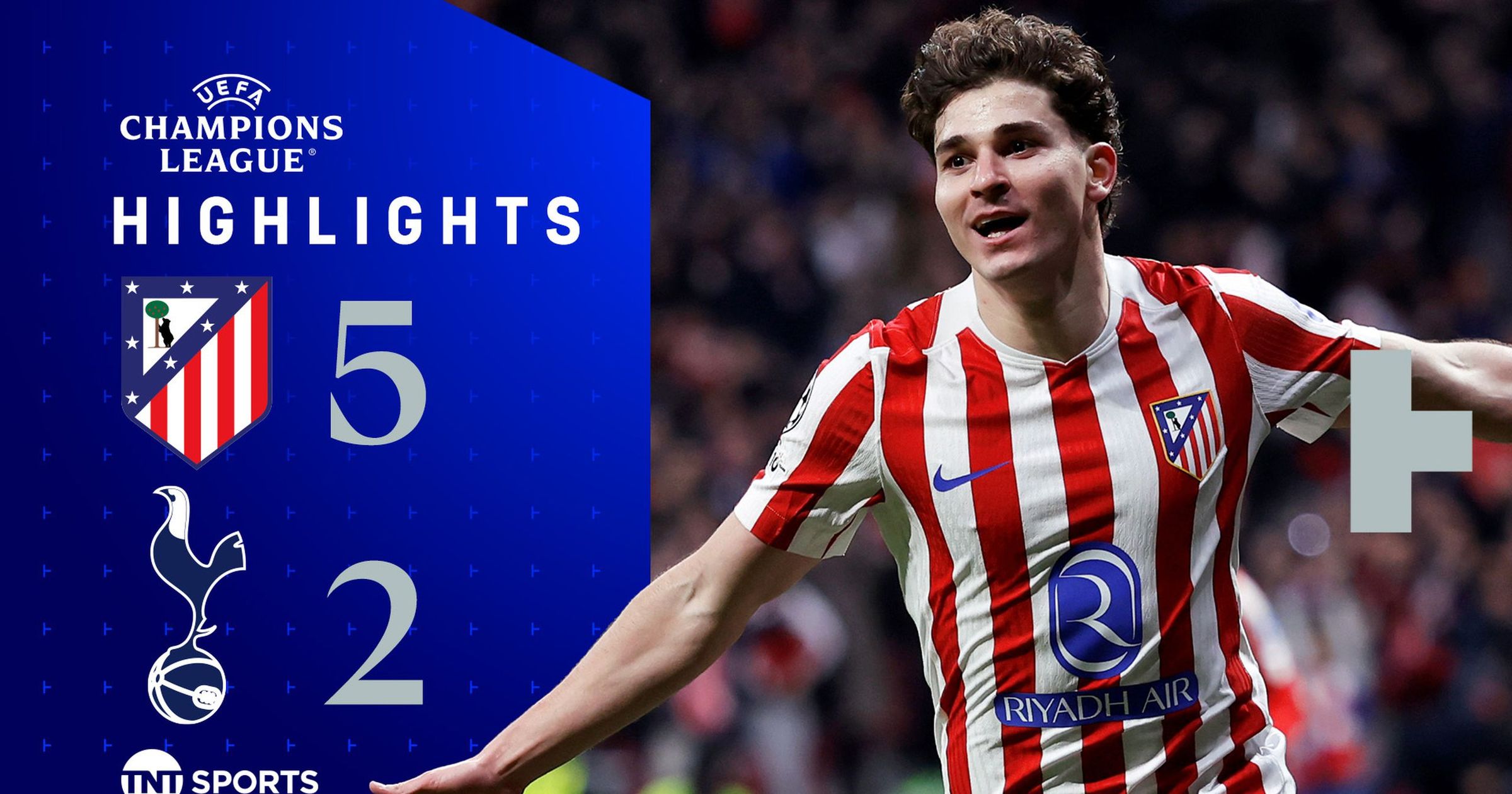 Highlights: Spurs collapse in Madrid as keeper Kinsky hooked after 17 minutes - TNT Sports