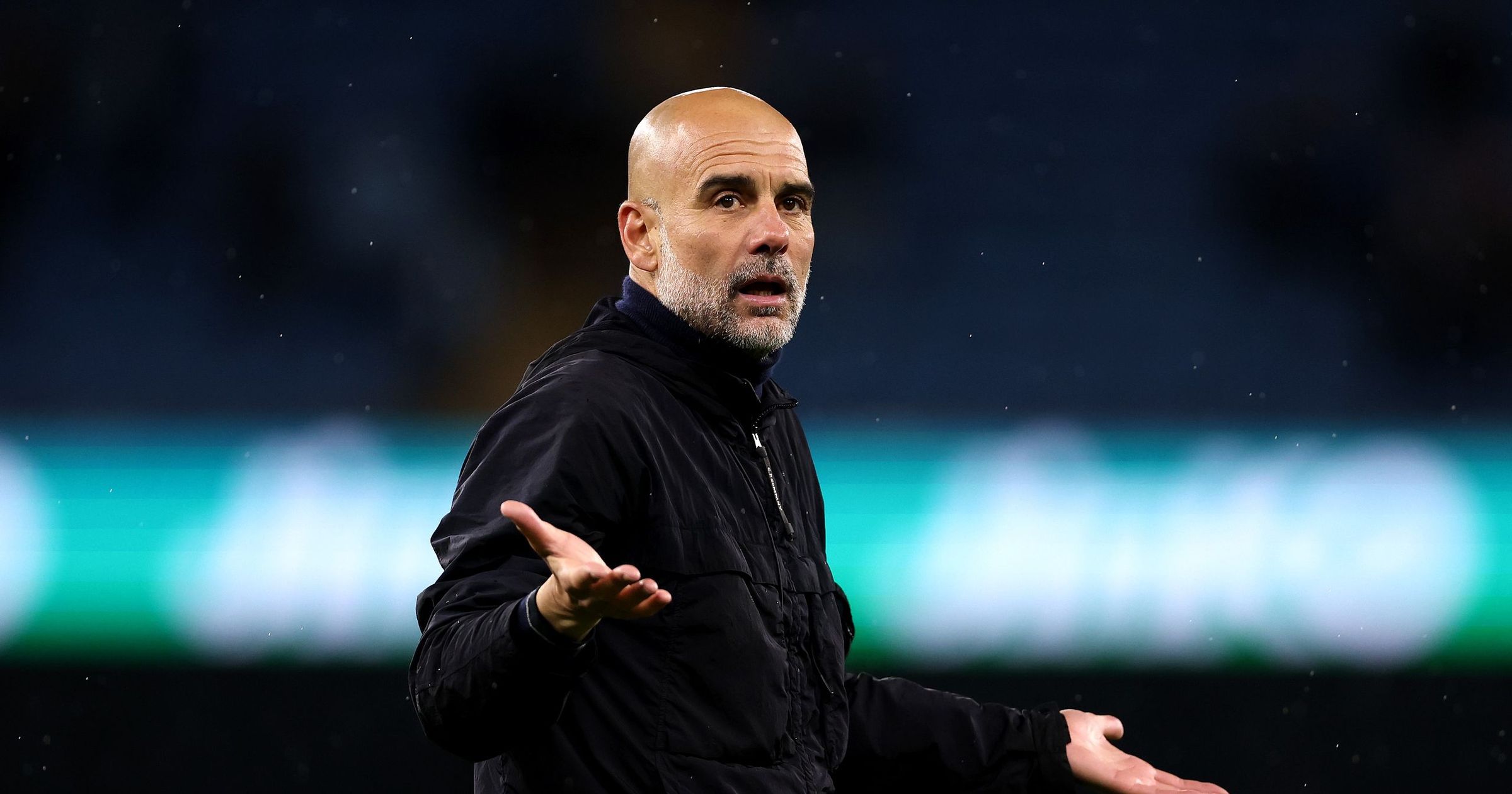 ‘We cannot win the Premier League?’ - Guardiola fires back, jokes about Wembley stand
