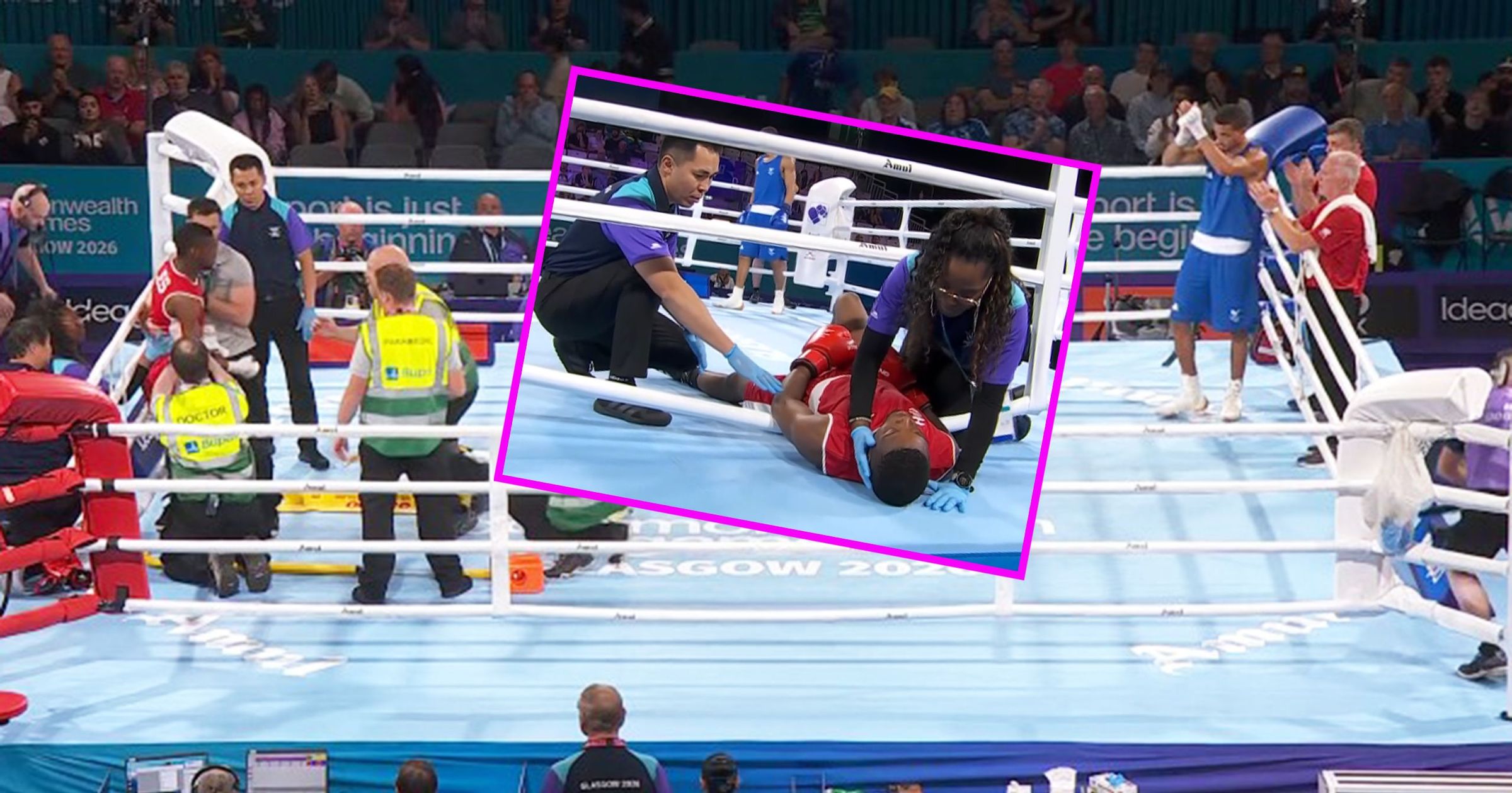 More than a medal! Why boxer was praised for not celebrating KO victory