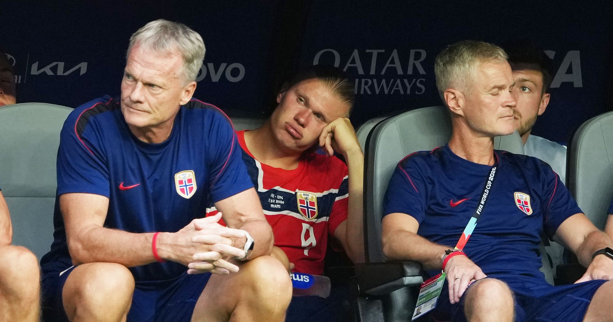 Why 'finished' Haaland was substituted in extra time against England
