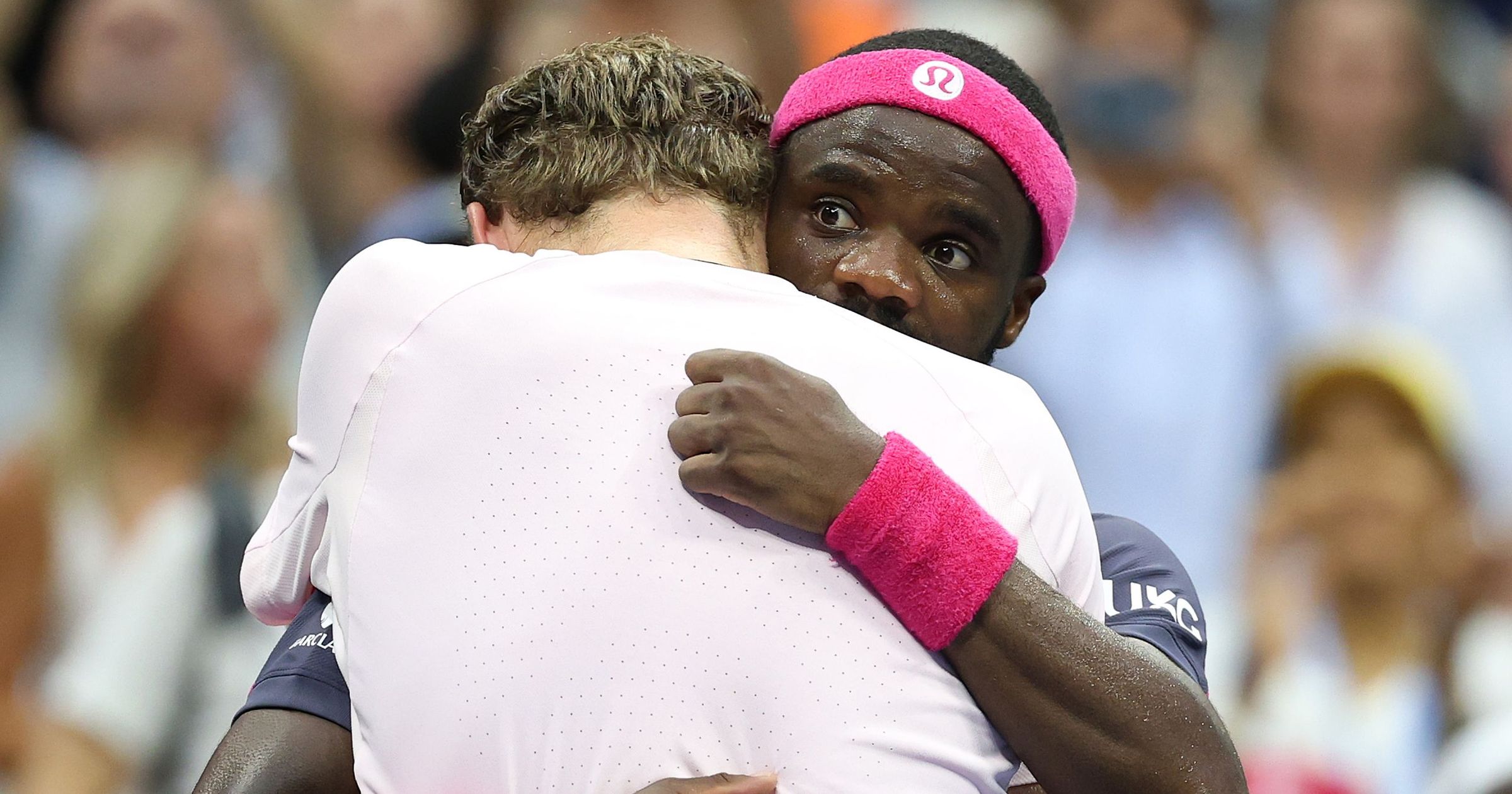 Watch 'heartbreaking' moment as sobbing Michelsen is consoled by Tiafoe after loss