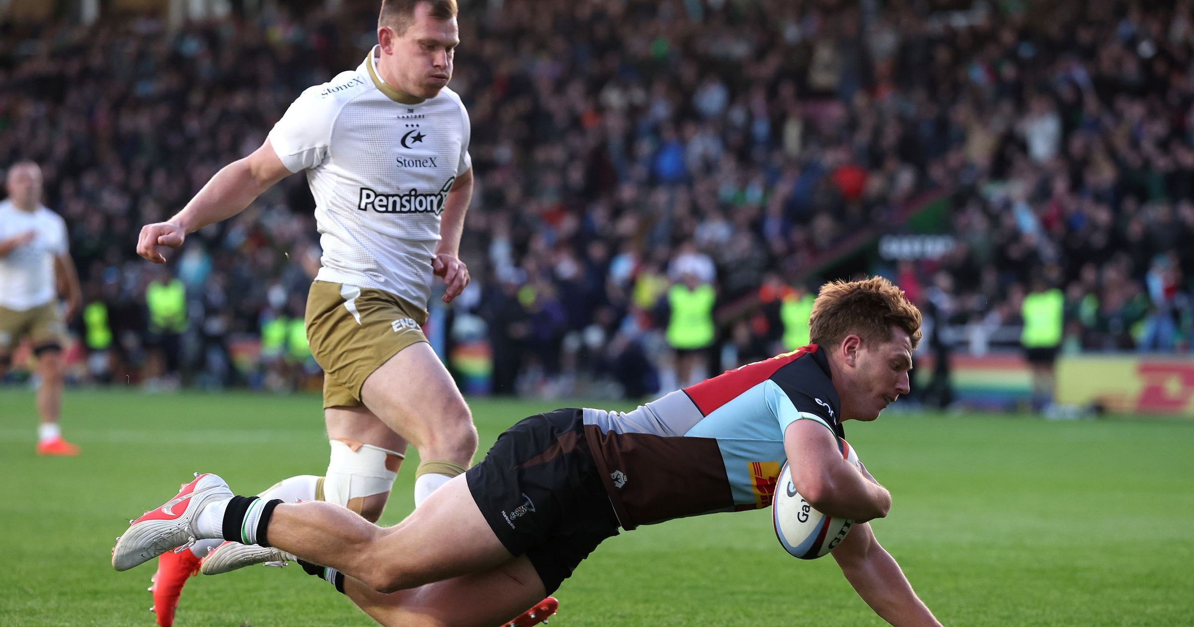 'That's showing off!' - Will Porter scores 'beautiful' solo try for ...