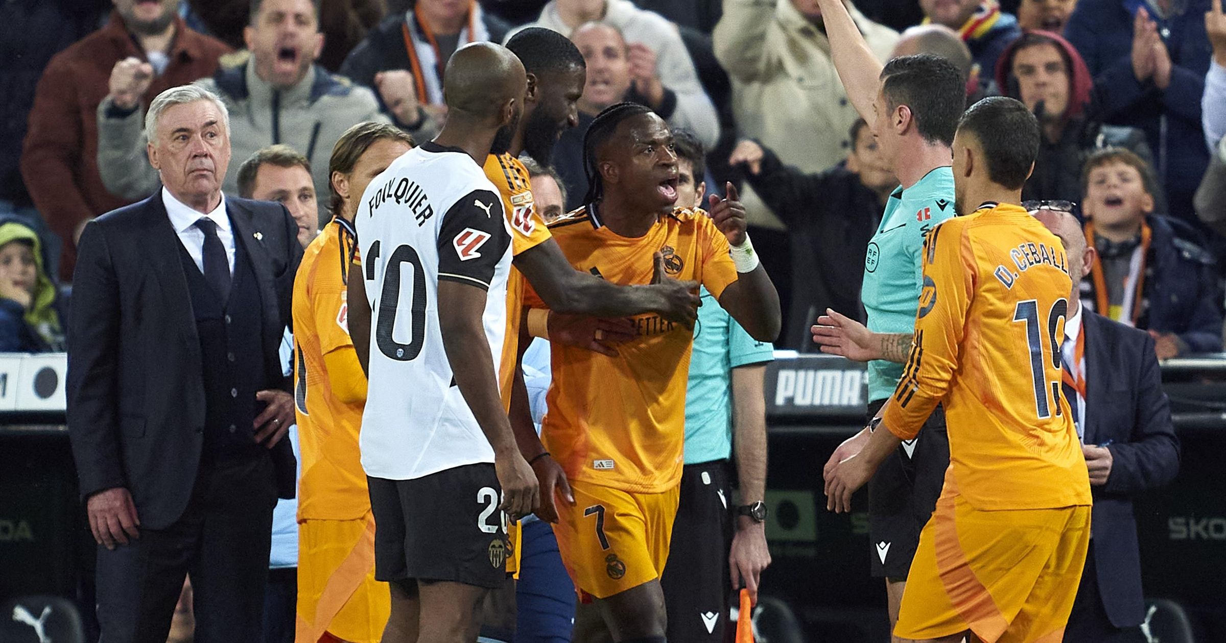 Carlo Ancelotti confirms Real Madrid will appeal Vinicius Junior suspension, hails ‘unique’ Jude Bellingham - Football video - TNT Sports