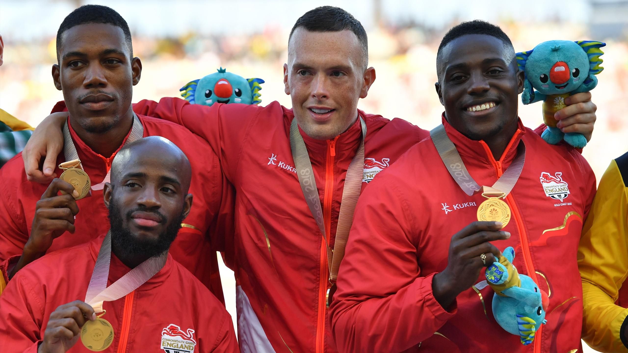 England's sprinters dominant on the track with relay golds - TNT Sports