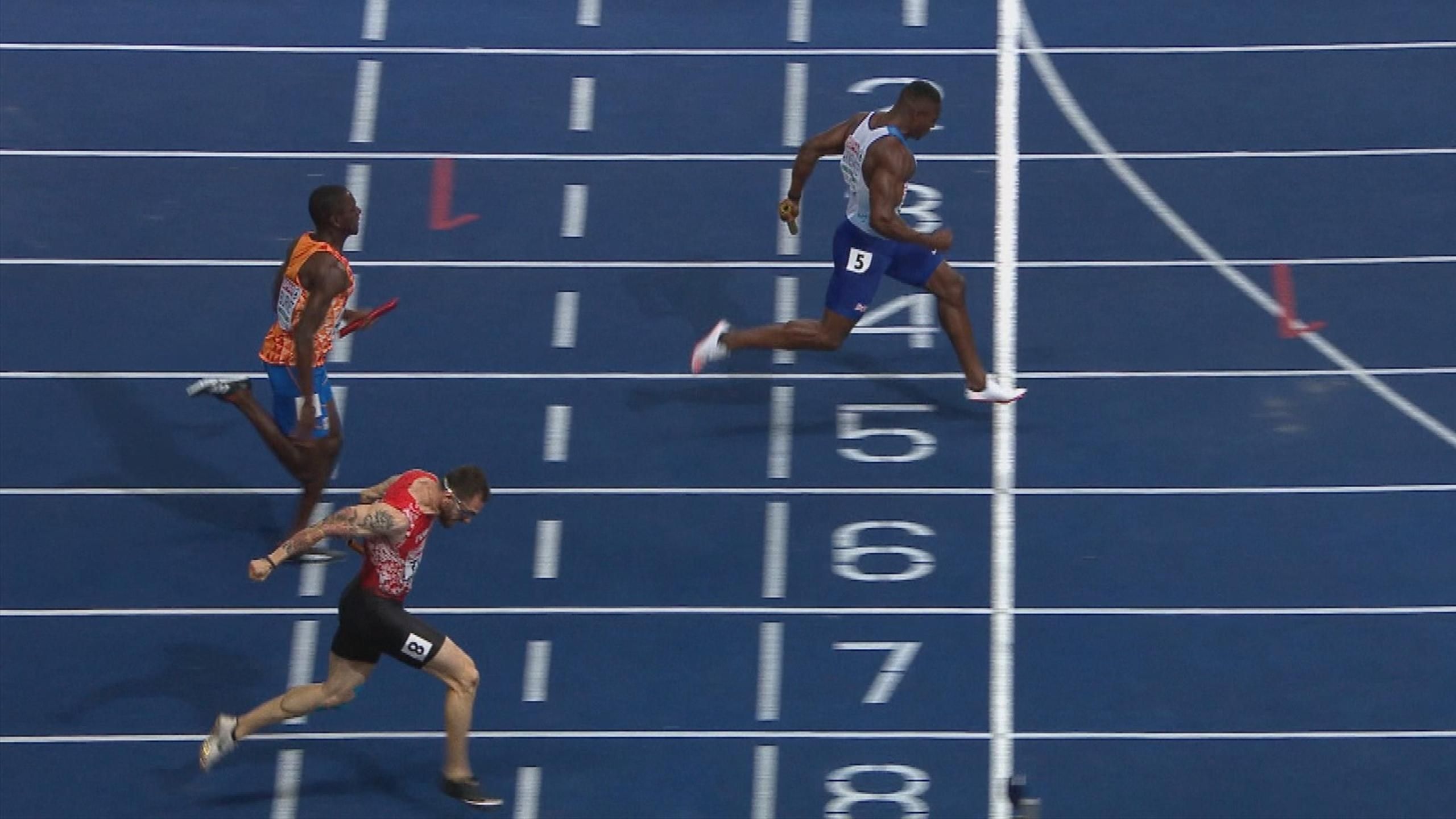 GB men continue sprint dominance with 4x100m relay gold - Athletics ...