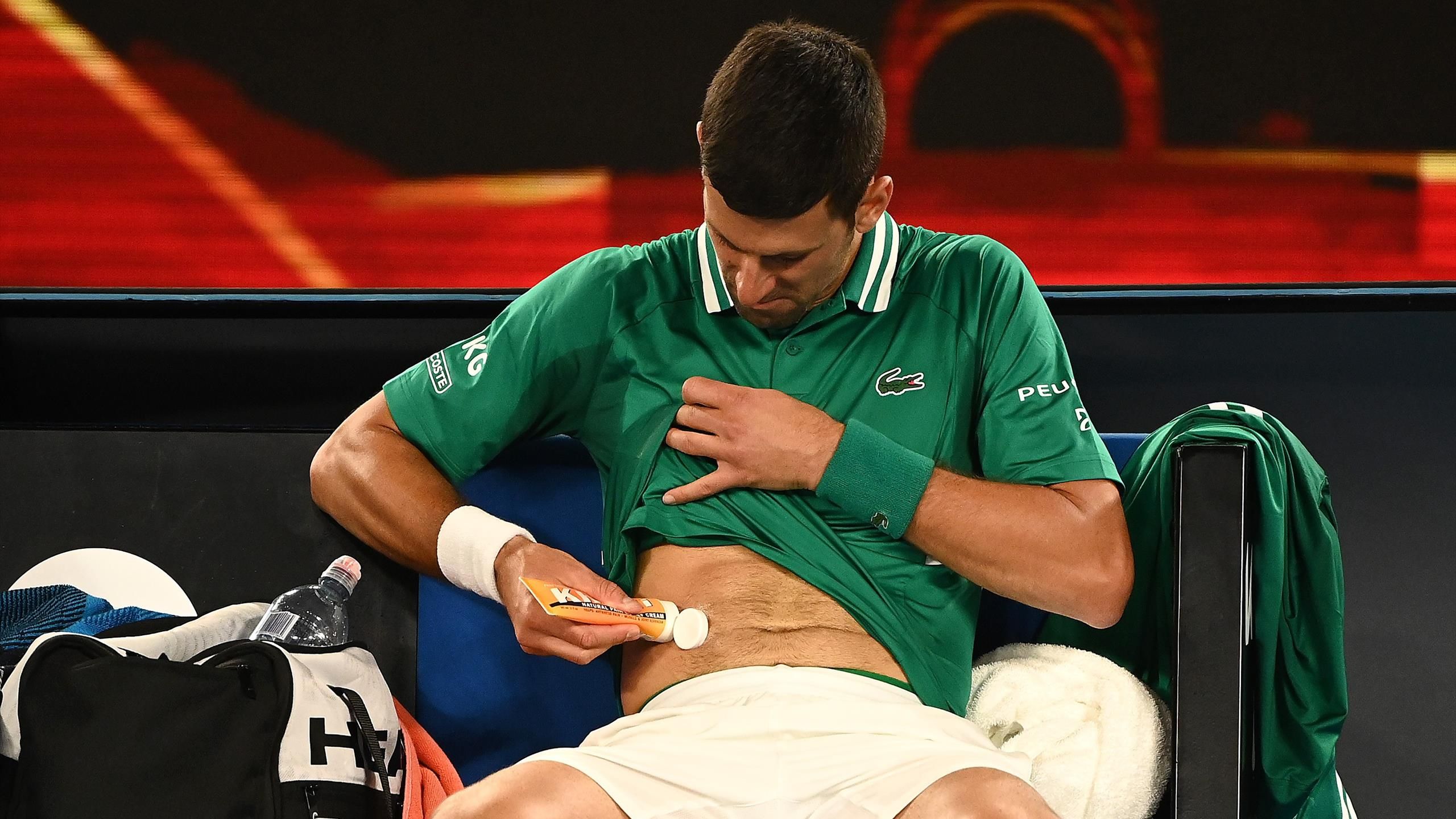 Australian Open - Injured Novak Djokovic skips practice, waits for result  of scans - TNT Sports