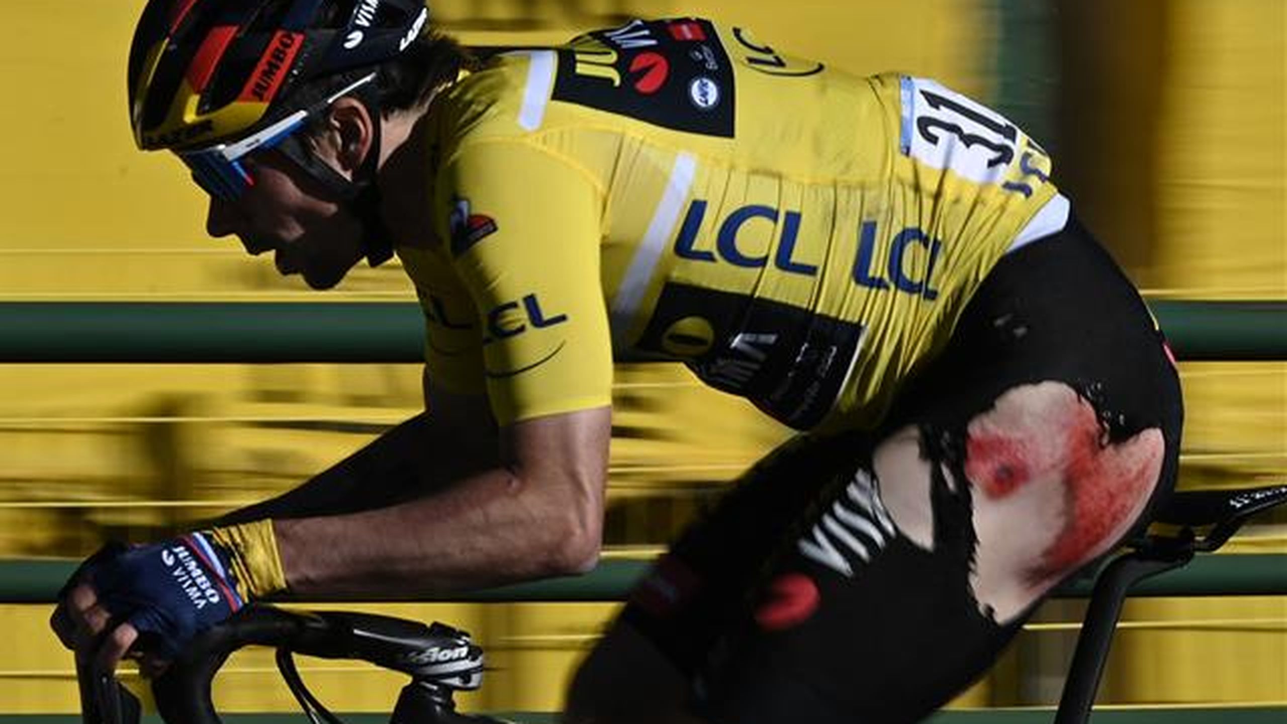 Paris-Nice 2021 - Primoz Roglic suffered dislocated shoulder in crash ...