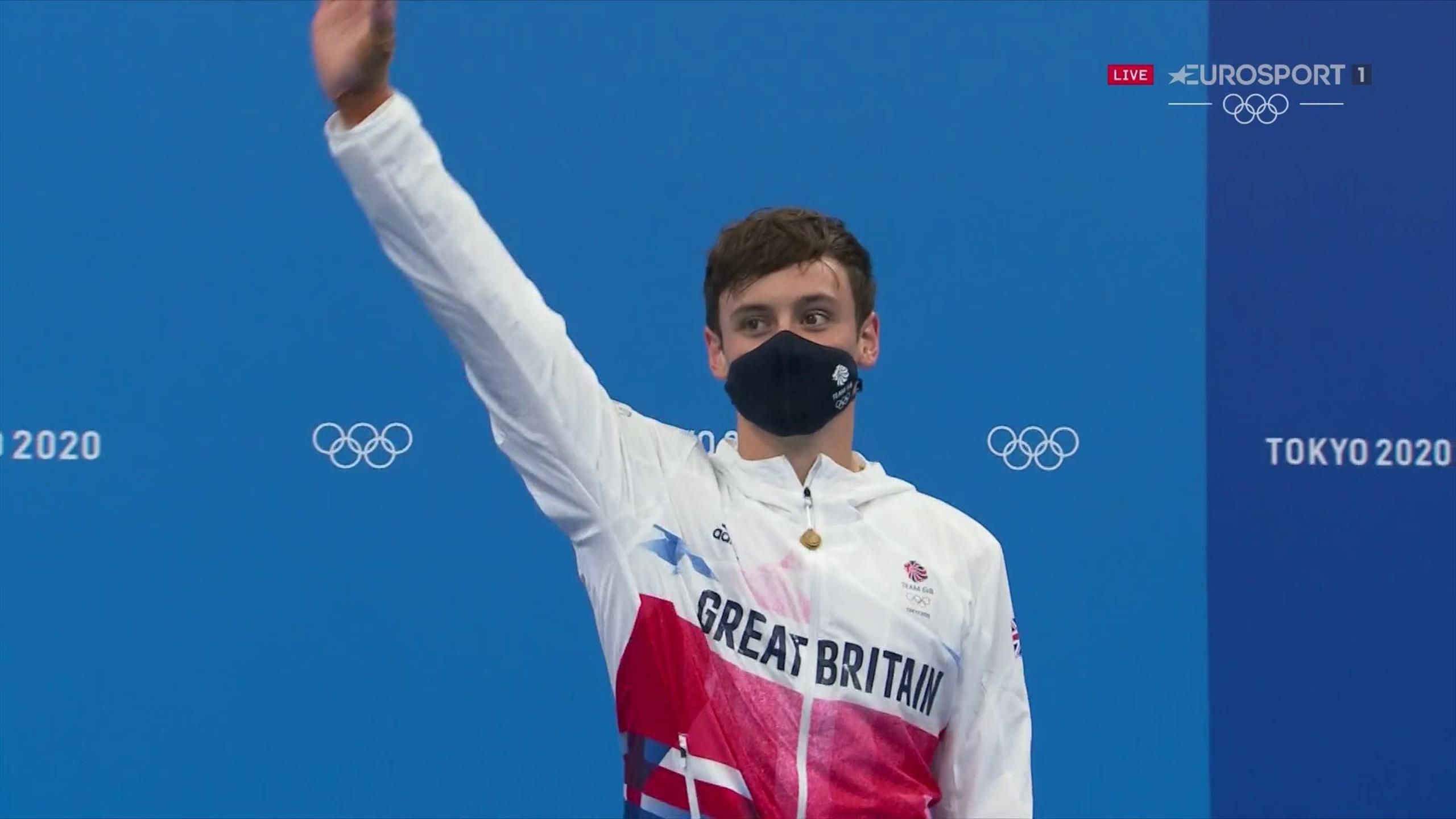 Tokyo 2020 Olympics - 'Wonderful diving' - Team GB's Tom Daley receives