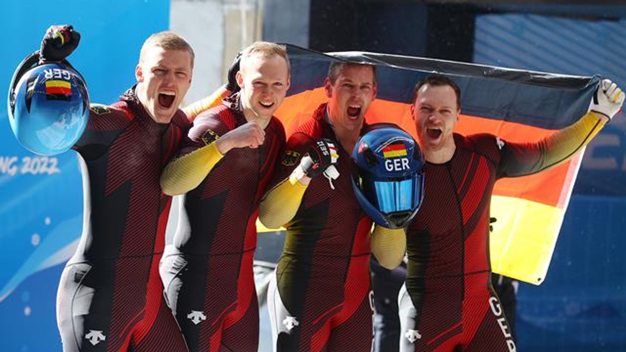 Winter Olympics 2022 - Francesco Friedrich guides German four-man crew ...