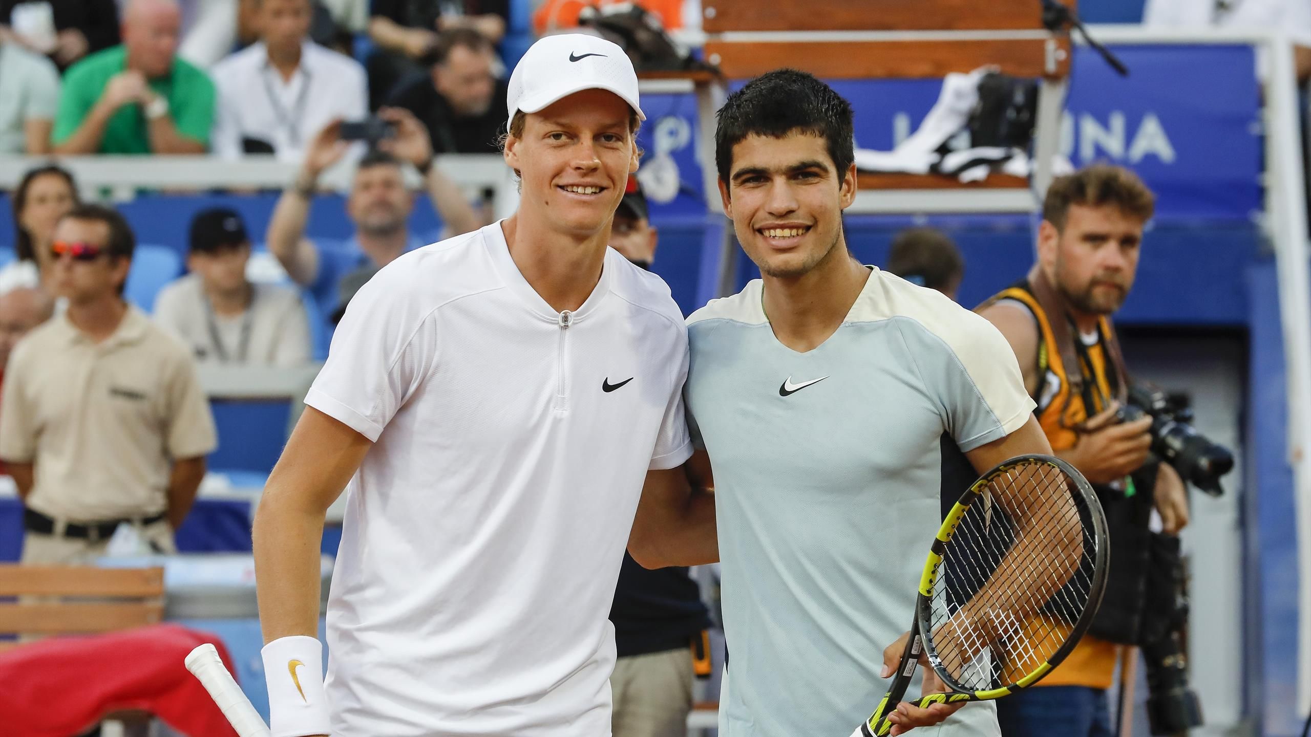 Jannik Sinner beats Carlos Alcaraz for the second time in July in Croatia  Open final in Umag - TNT Sports