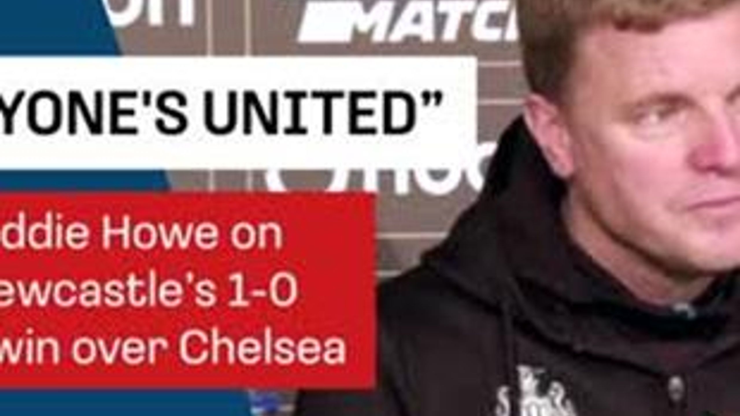 Eddie Howe: 'Everyone united' after 1-0 Premier League win over Chelsea ...