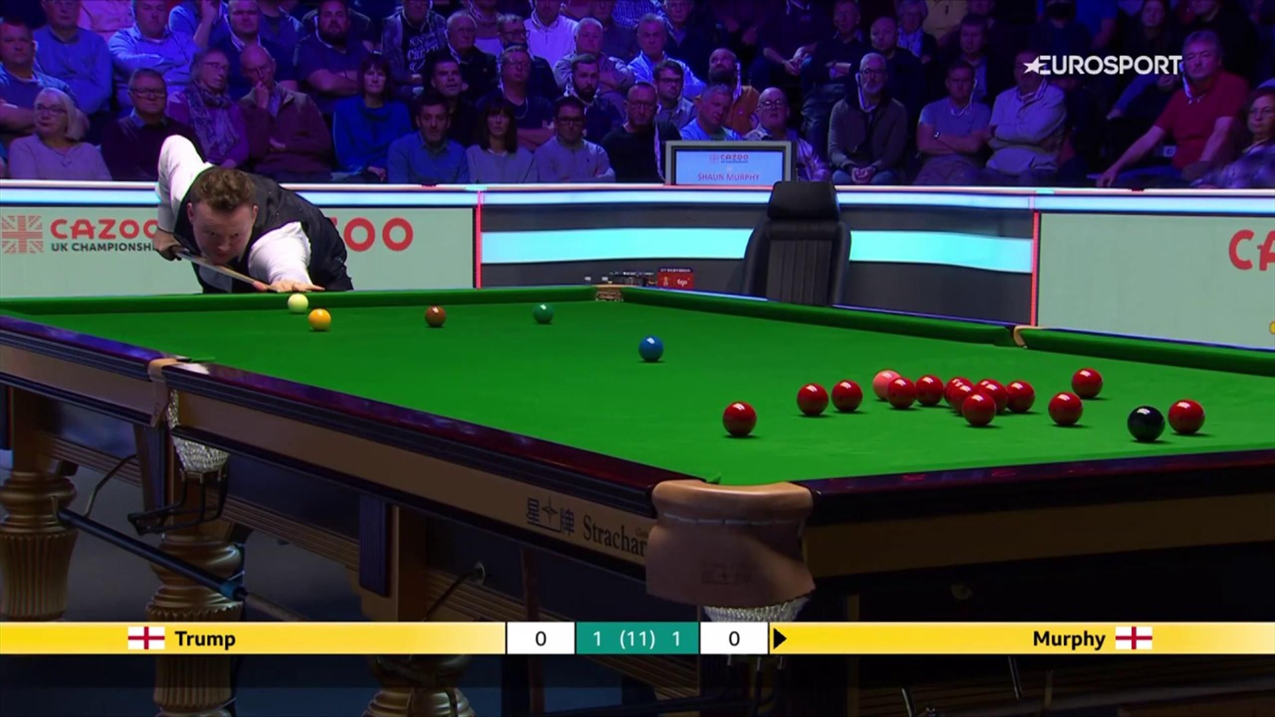 UK Championship: Crunching pot from Shaun Murphy against Judd Trump at ...
