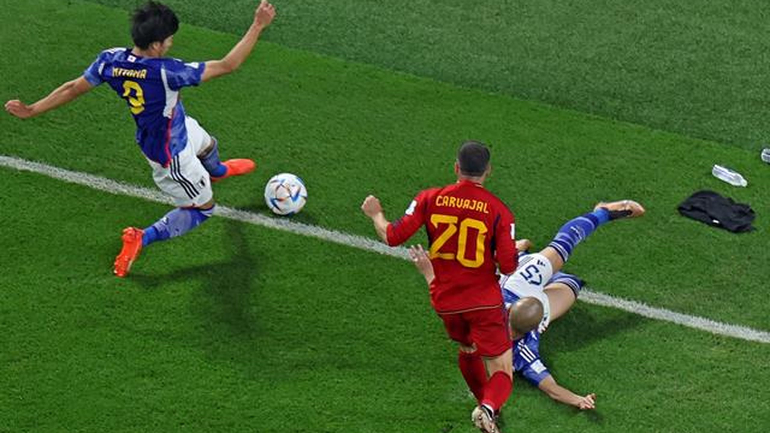 'The whole ball wasn't out of play' - FIFA explain why Japan's ...