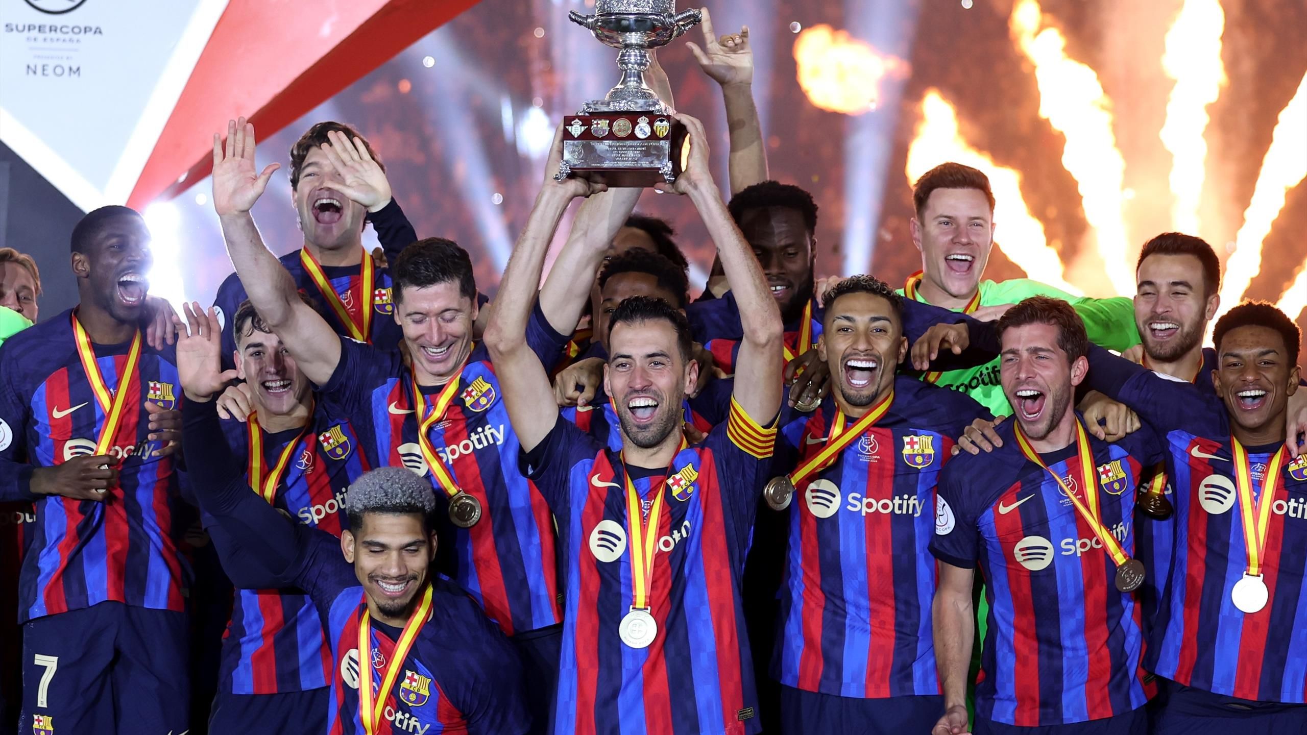 Real Madrid 13 Barcelona Gavi stars as Barca dominate to win Spanish