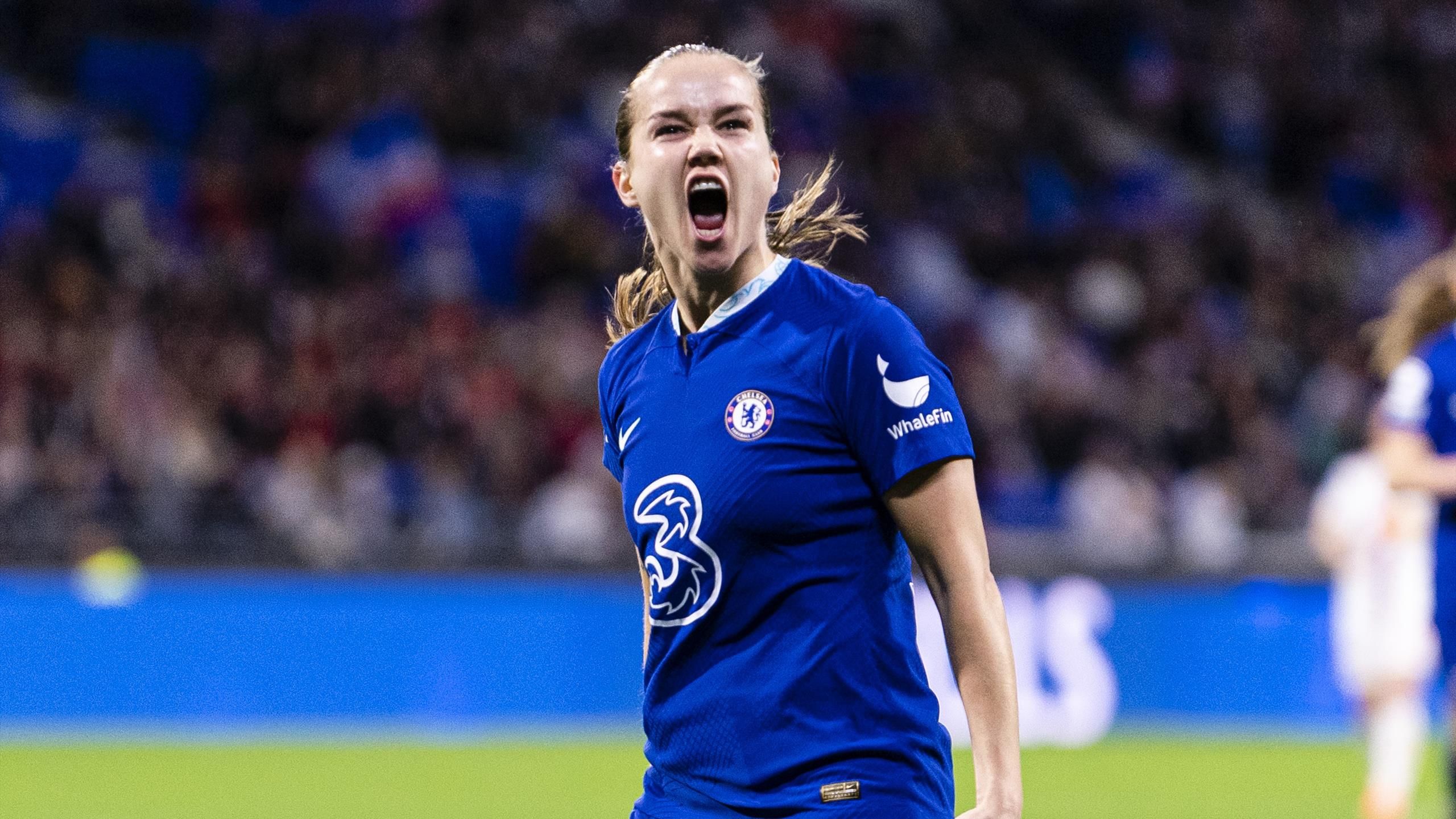 Olympique Lyonnais 01 Chelsea Guro Reiten strike hands Blues vital