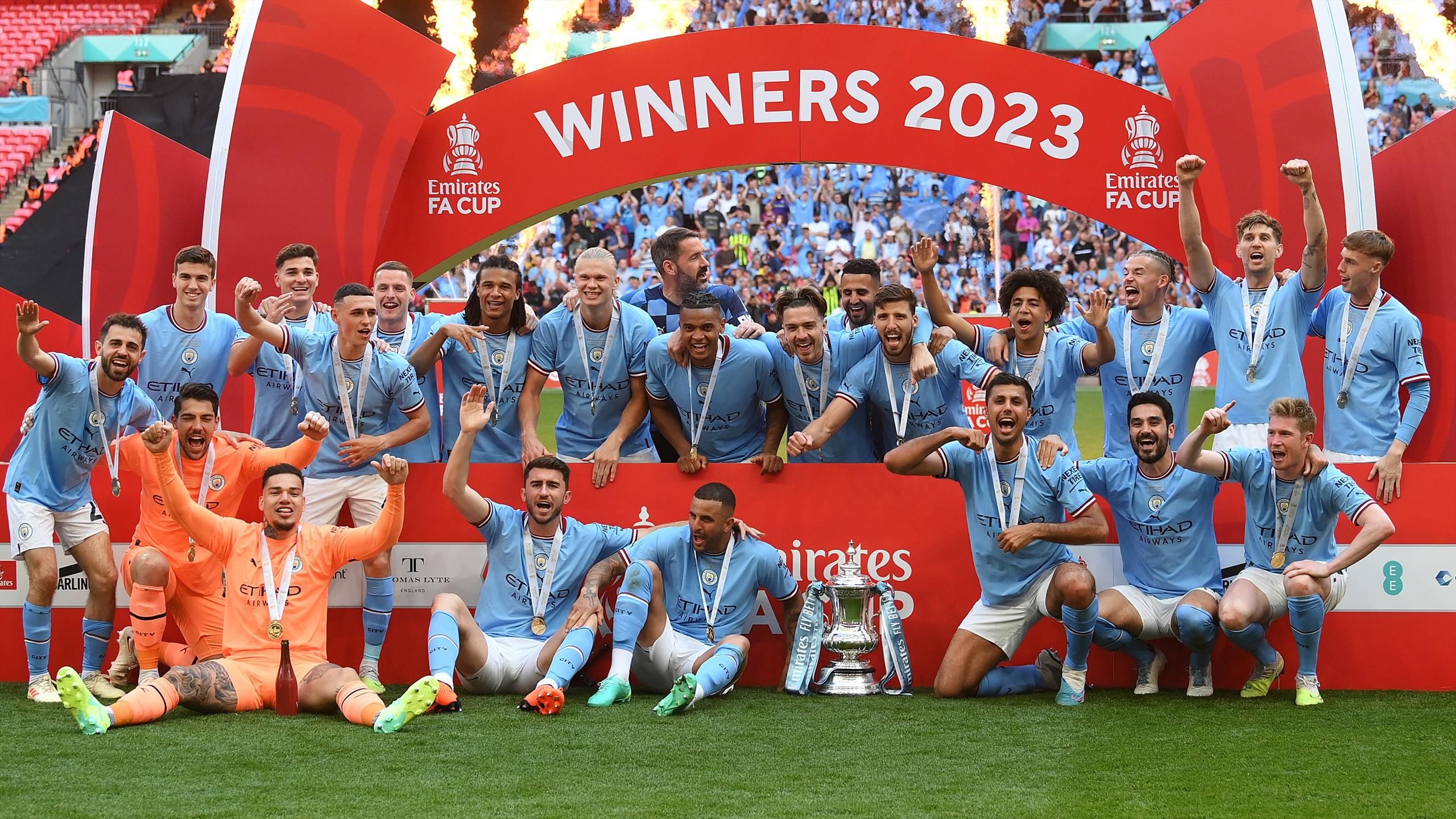 Manchester City 2-1 Manchester United: Ilkay Gundogan double secures FA ...