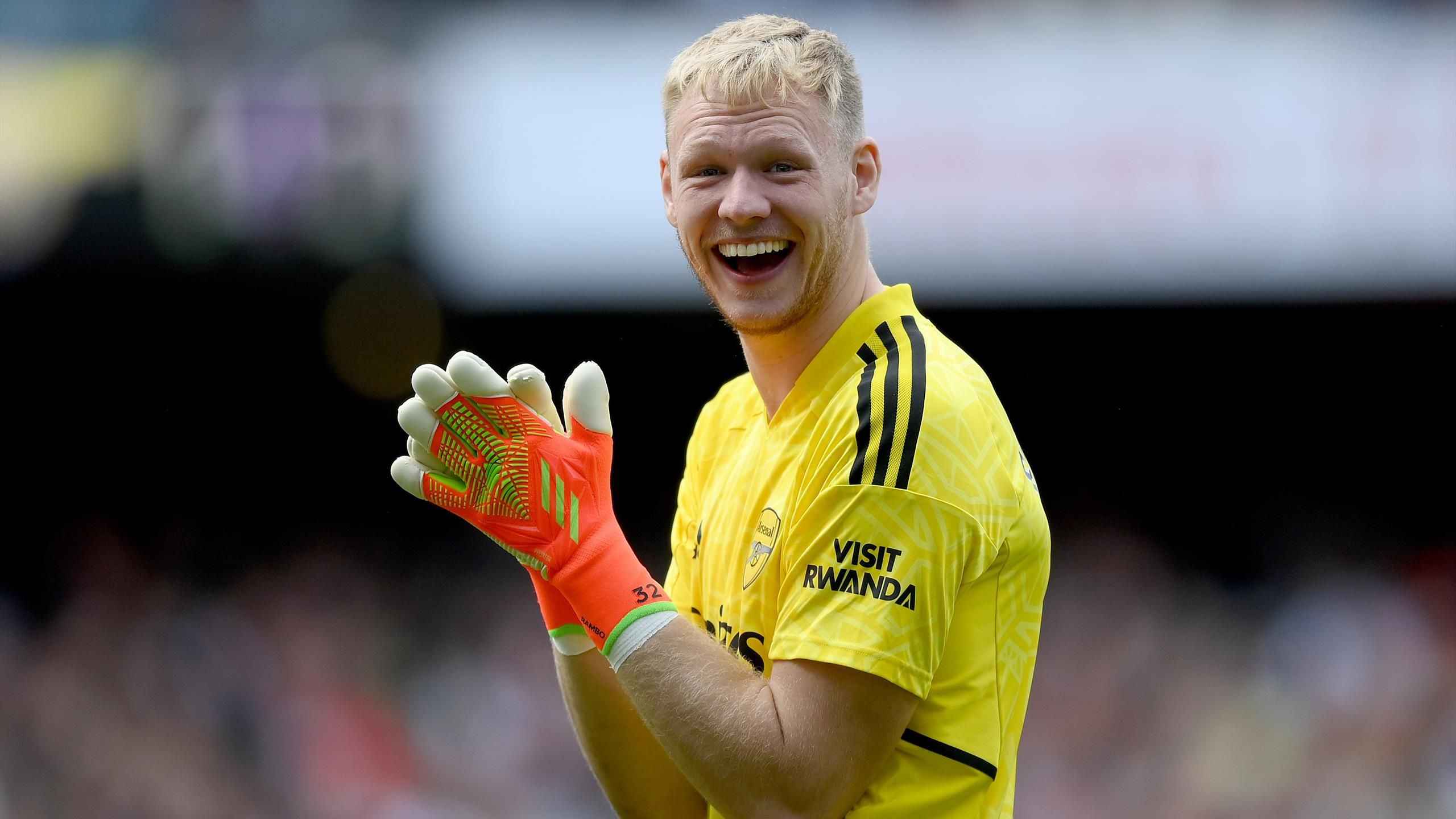 Exclusive: Aaron Ramsdale hails impact of Arsenal fans - 'They drove us ...