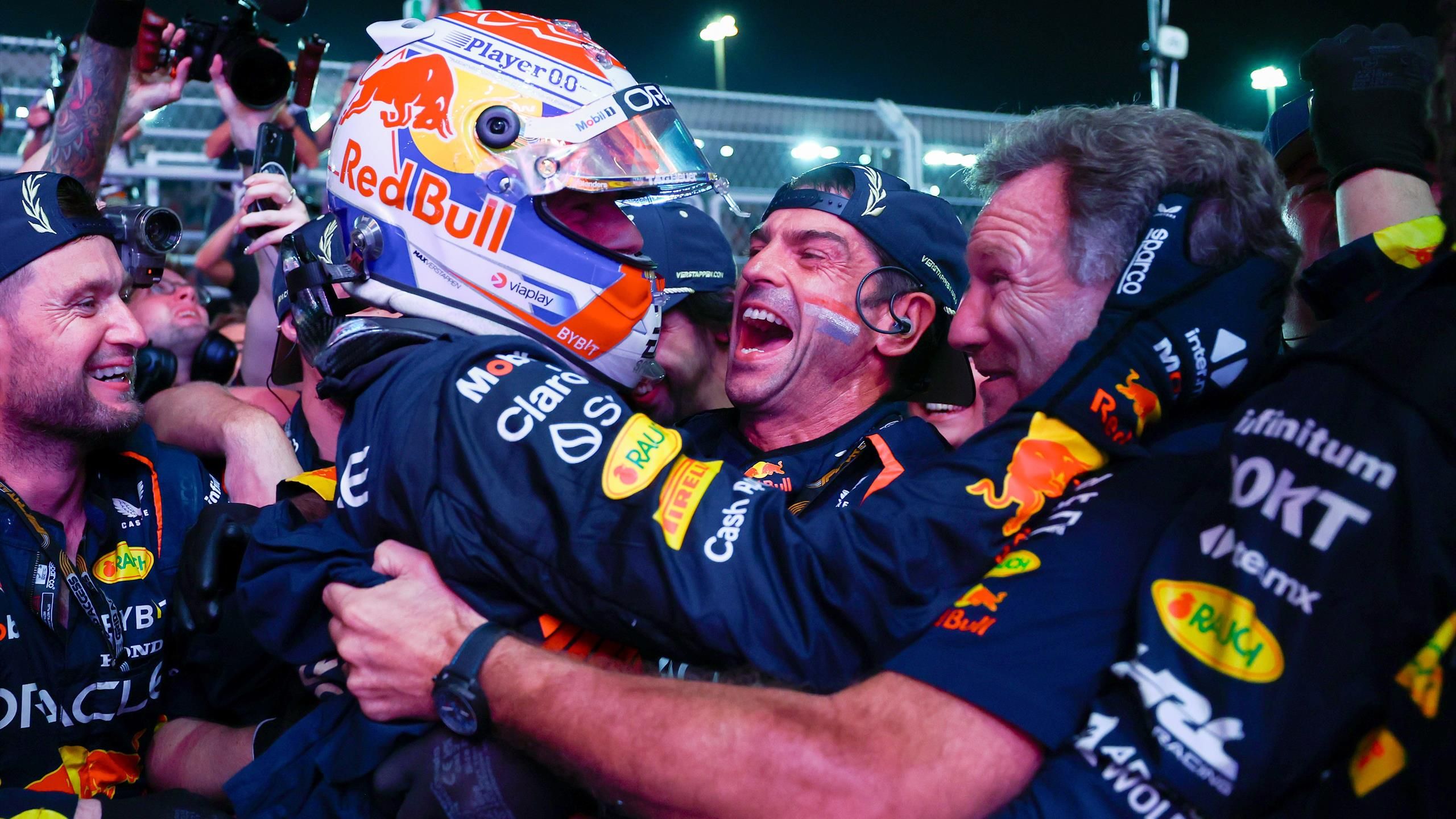 Formula 1 - Max Verstappen celebrates third World Championship title ...