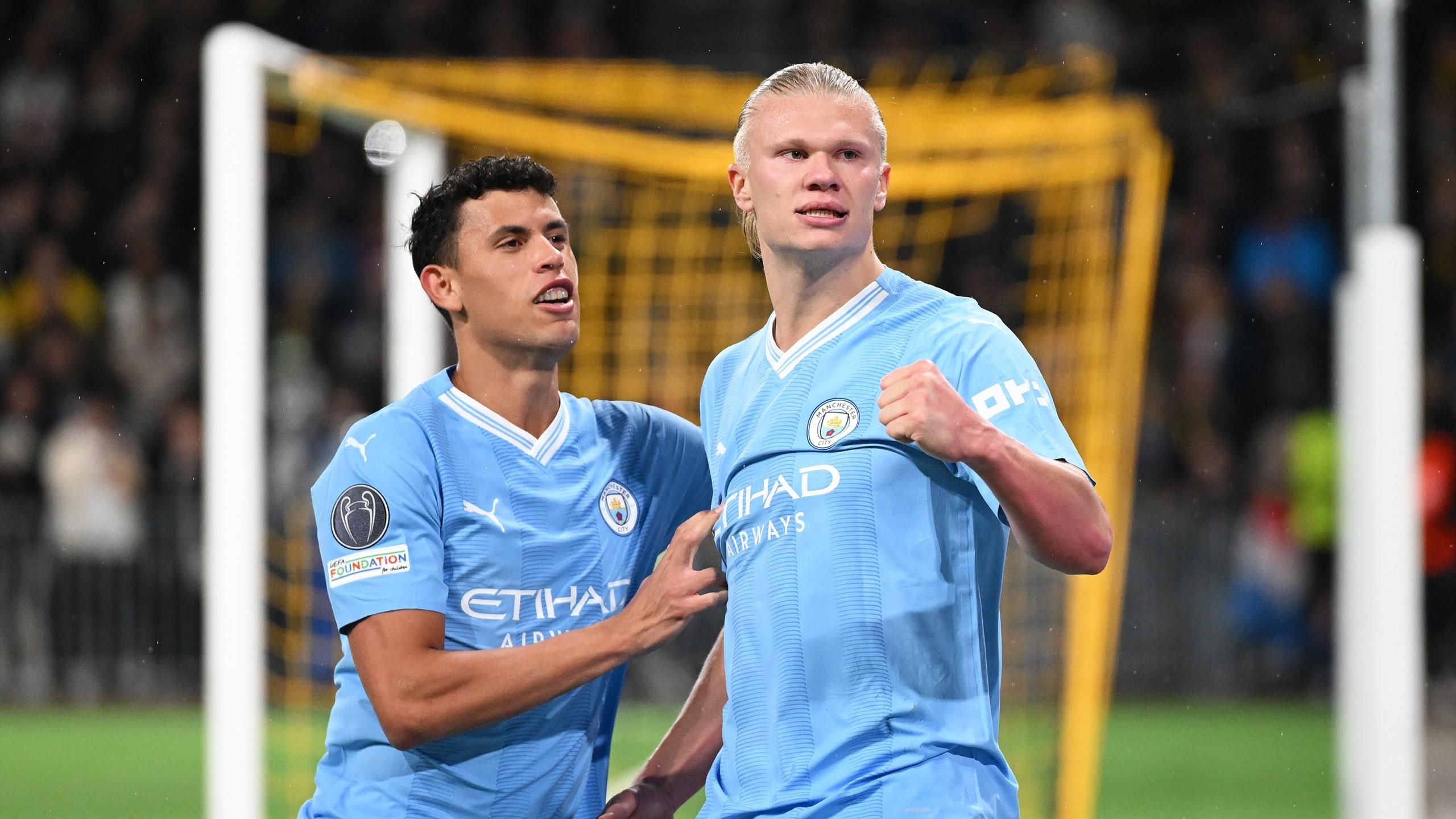 City bate Young Boys com dois de Haaland e PSG derrota o Milan na Champions